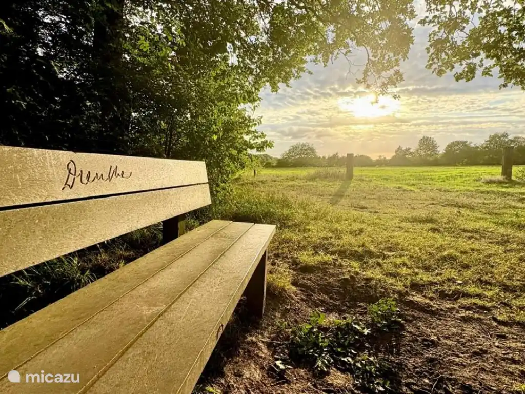 Genieten van een zonsondergang