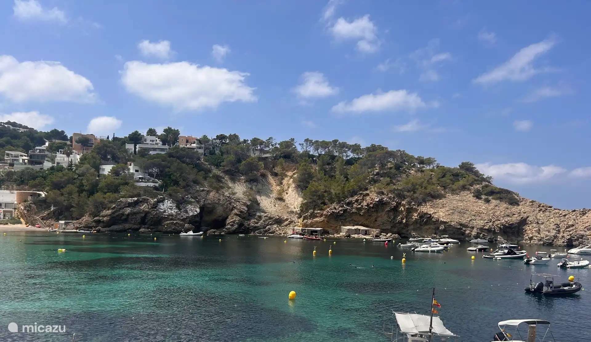 Een kleine vieuw op cala Vadella, 10 min stappen naar beneden