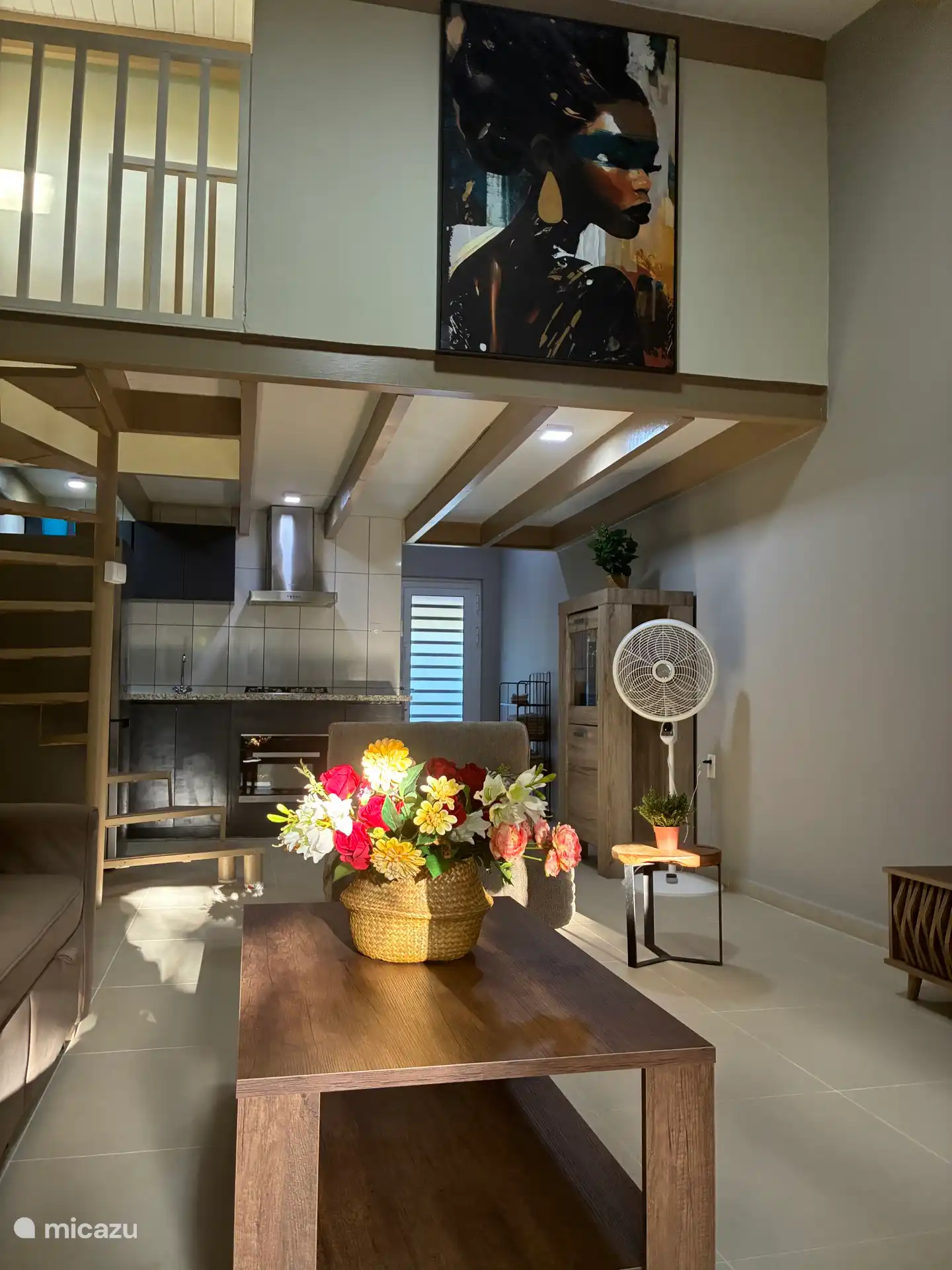 Woonkamer en keuken 