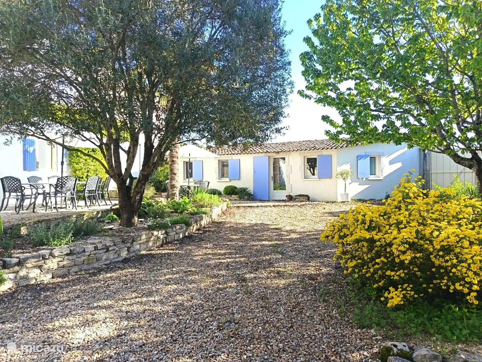Gite from courtyard
