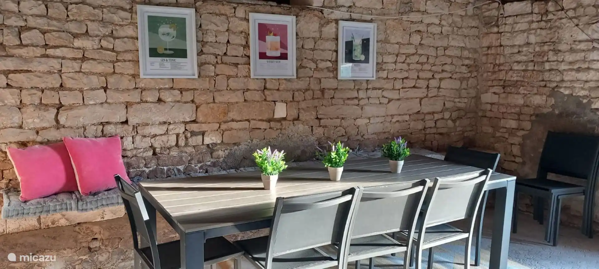 Espace de divertissement dans la grange transformé 