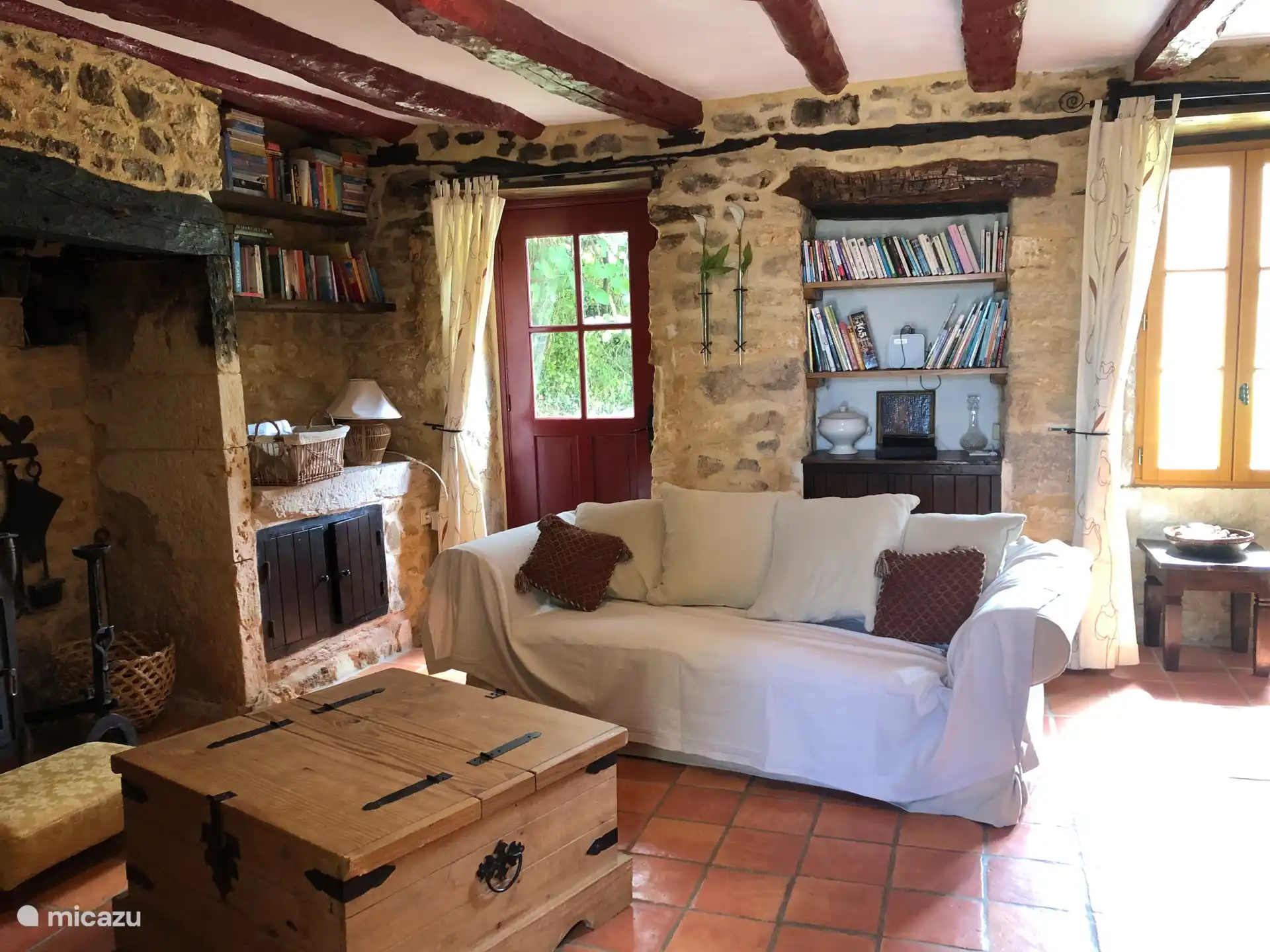 Woonkamer met slaapbank