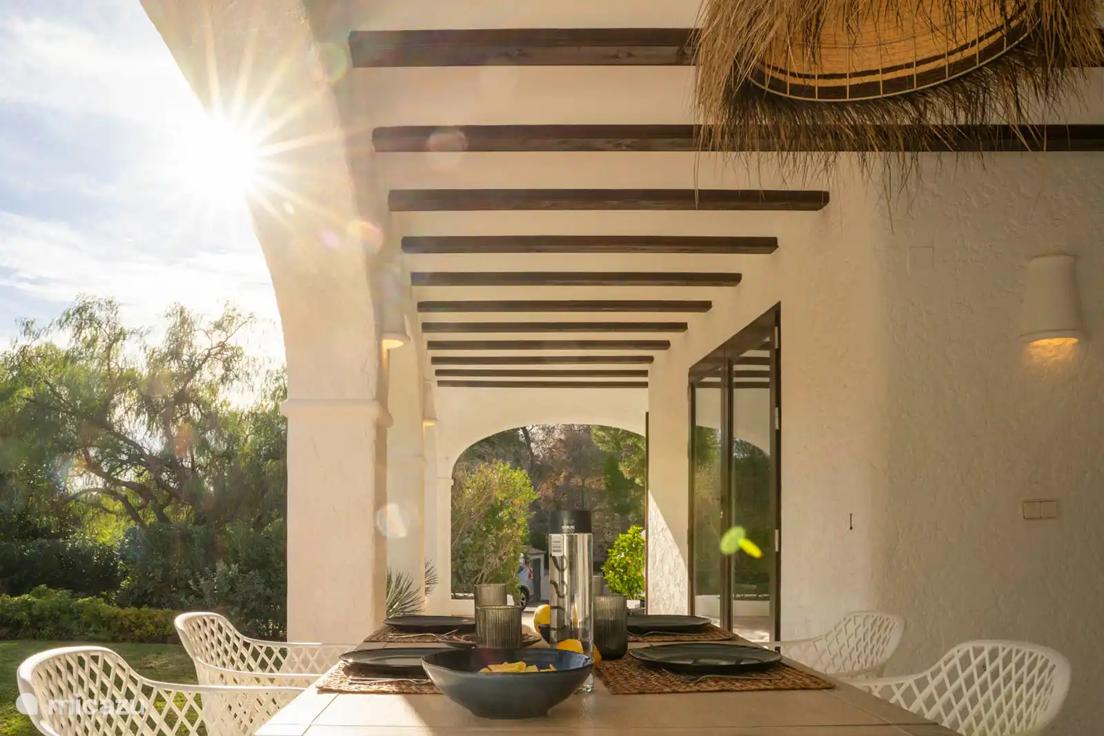 Covered terrace for your family meals.