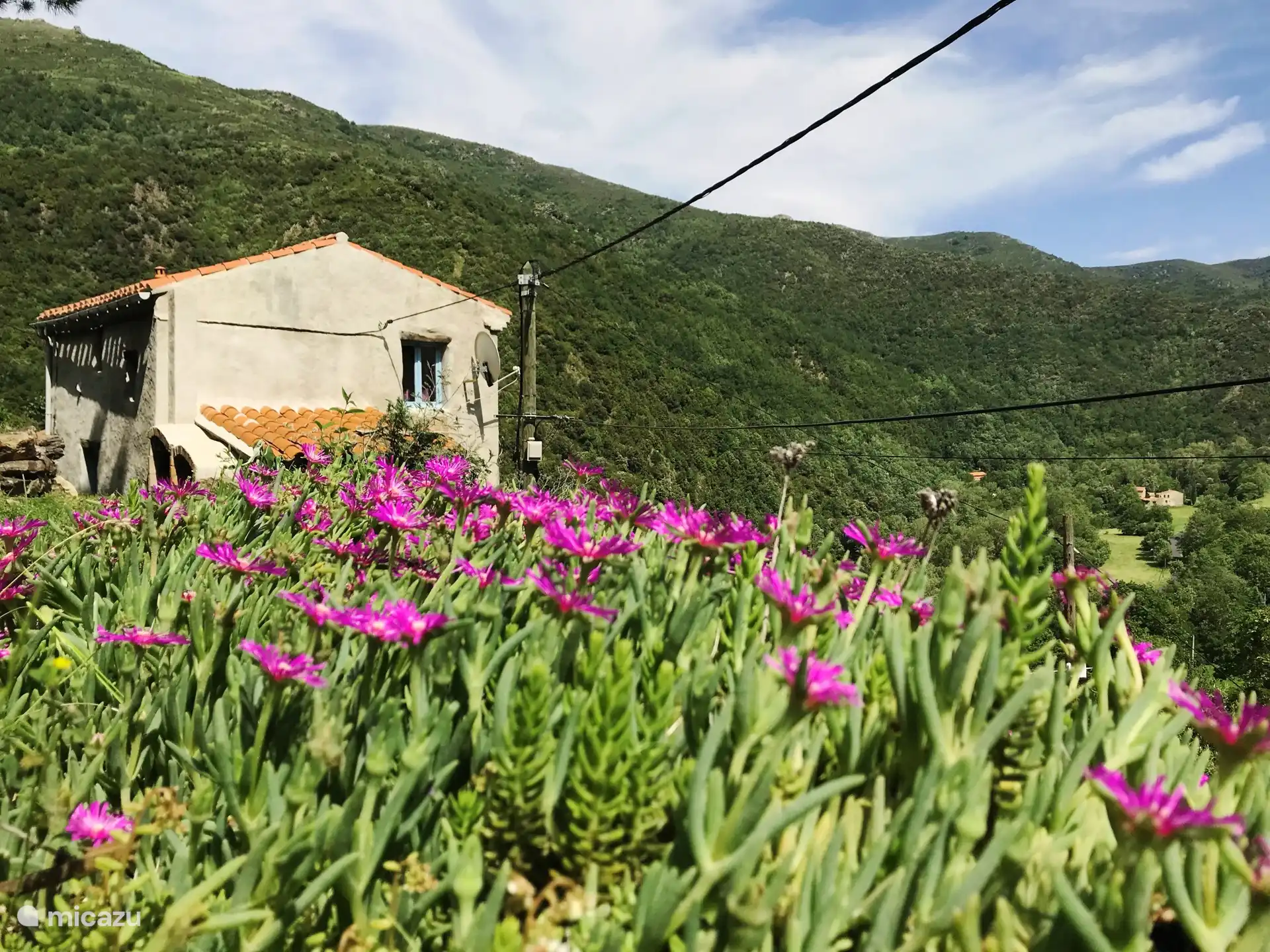 Casa con vista lateral