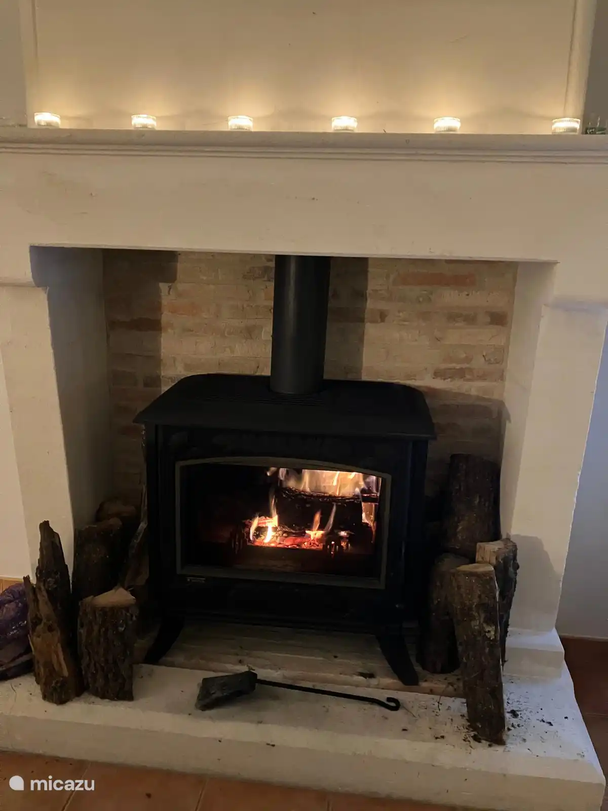 Ook in de winter is heerlijk vertoeven in Grenadier met haar houtkachel