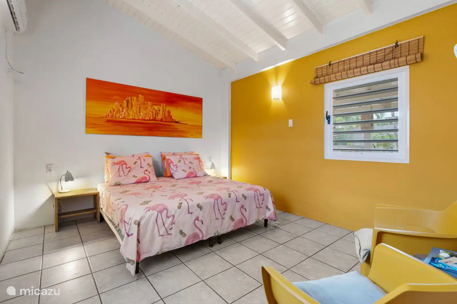 Kas Oranje slaapkamer