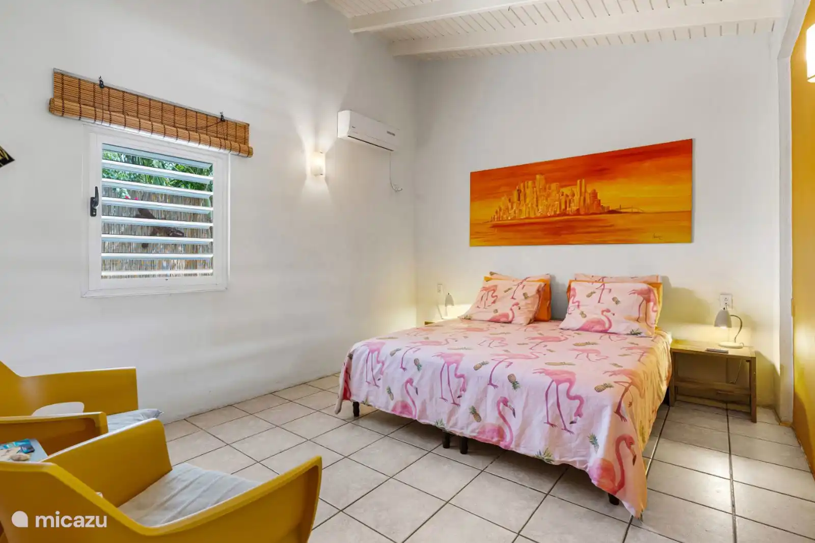 Kas Oranje slaapkamer