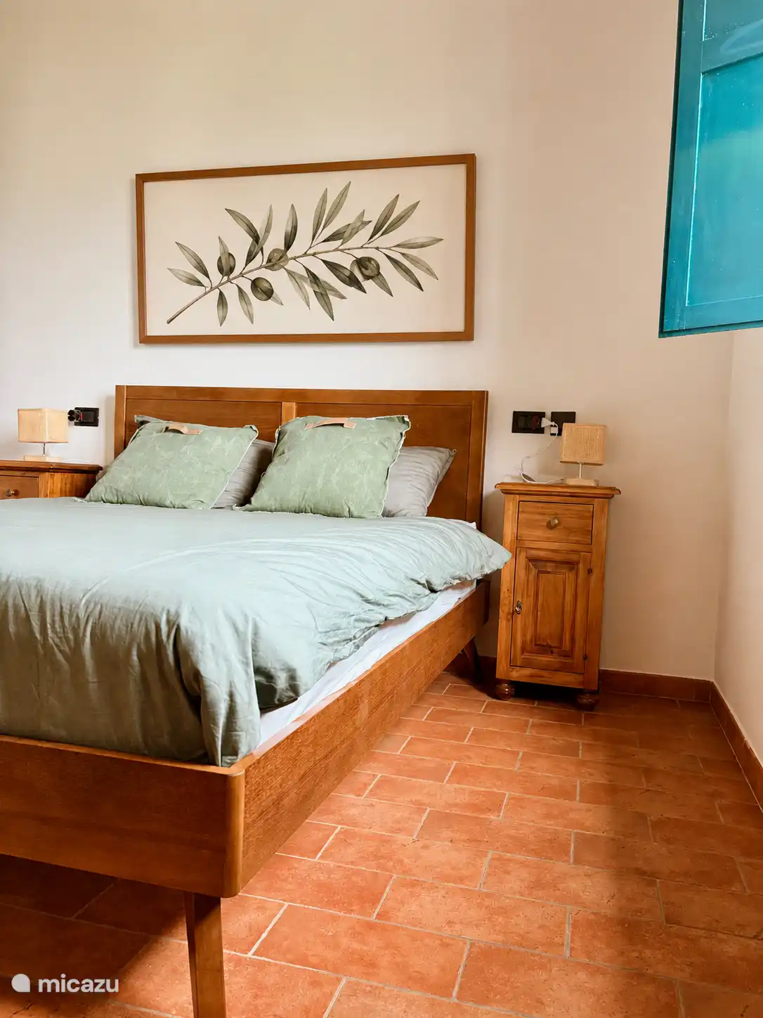slaapkamer 1 met tweepersoonsbed