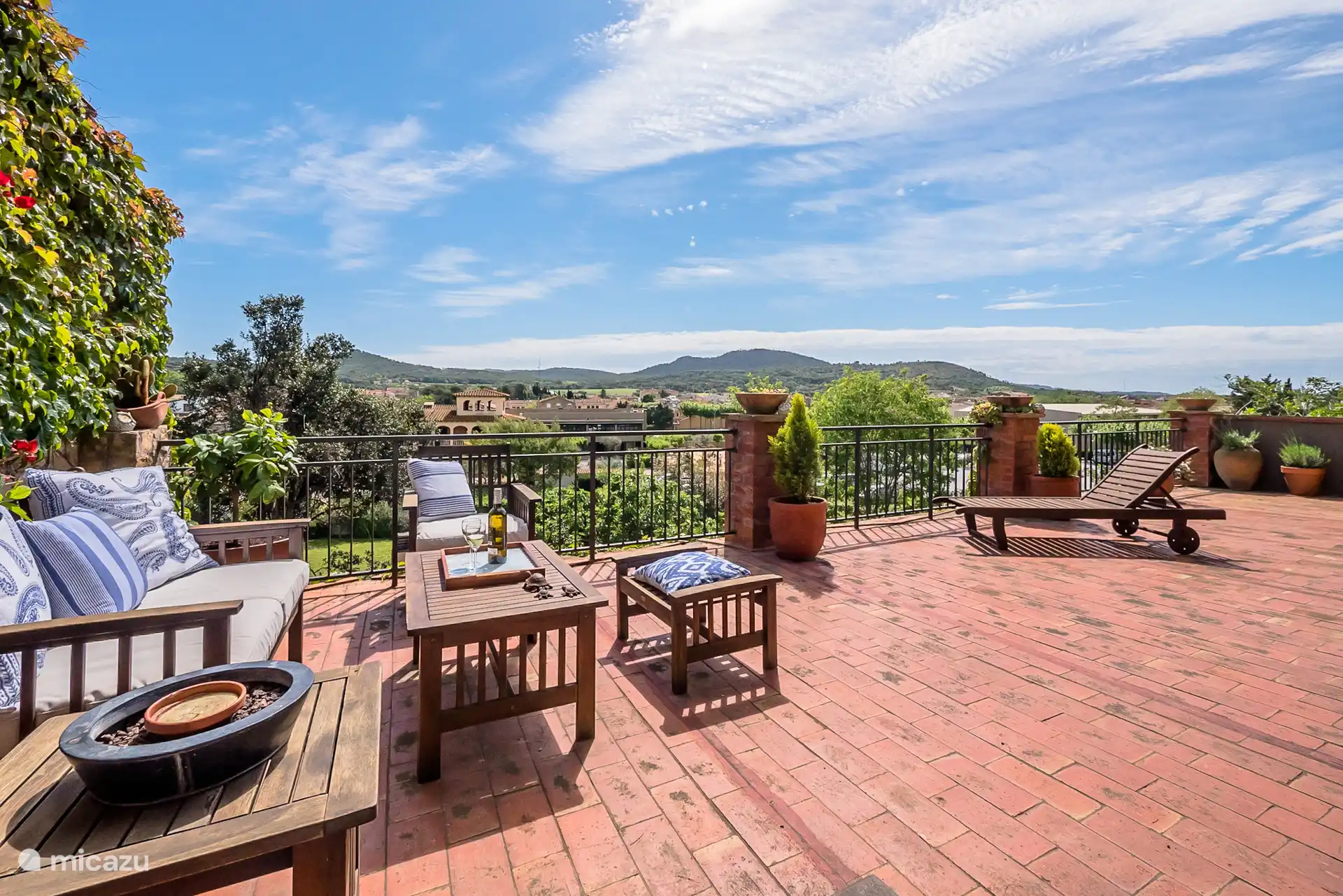 Uitzicht vanaf het terras