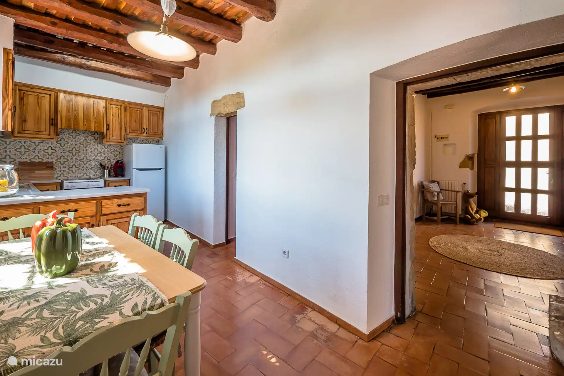 Entreegebied dat leidt naar de keuken 