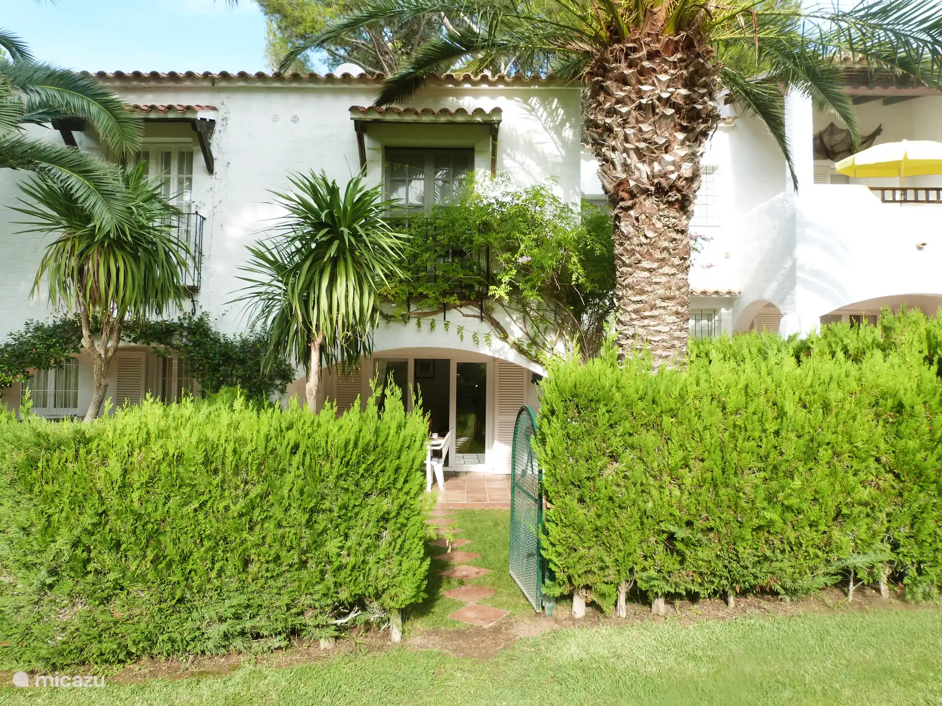 Privétuin met toegang tot gemeenschap