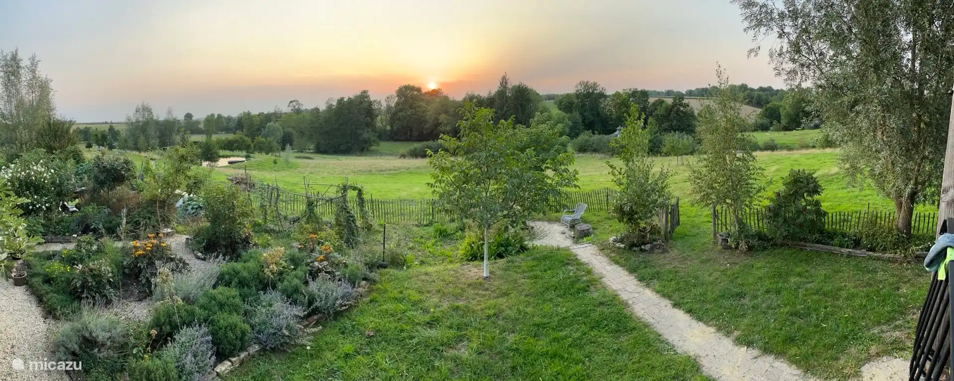 Uitzicht vanaf het terras