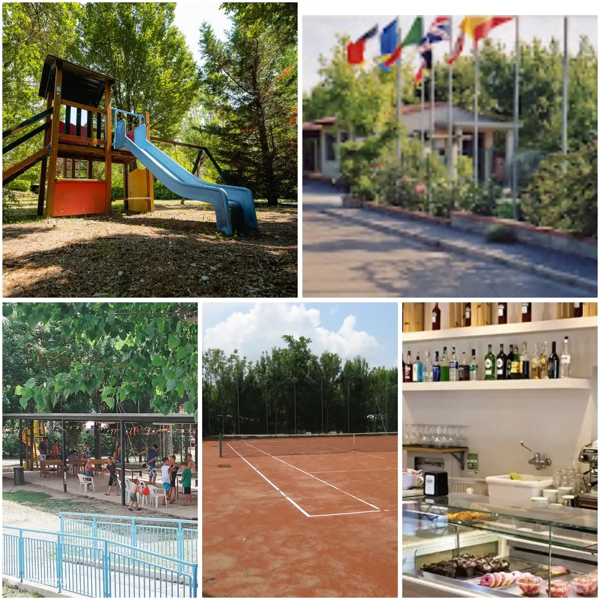 Speeltuin
Tennisvelden
Animatie plek
Poolbar