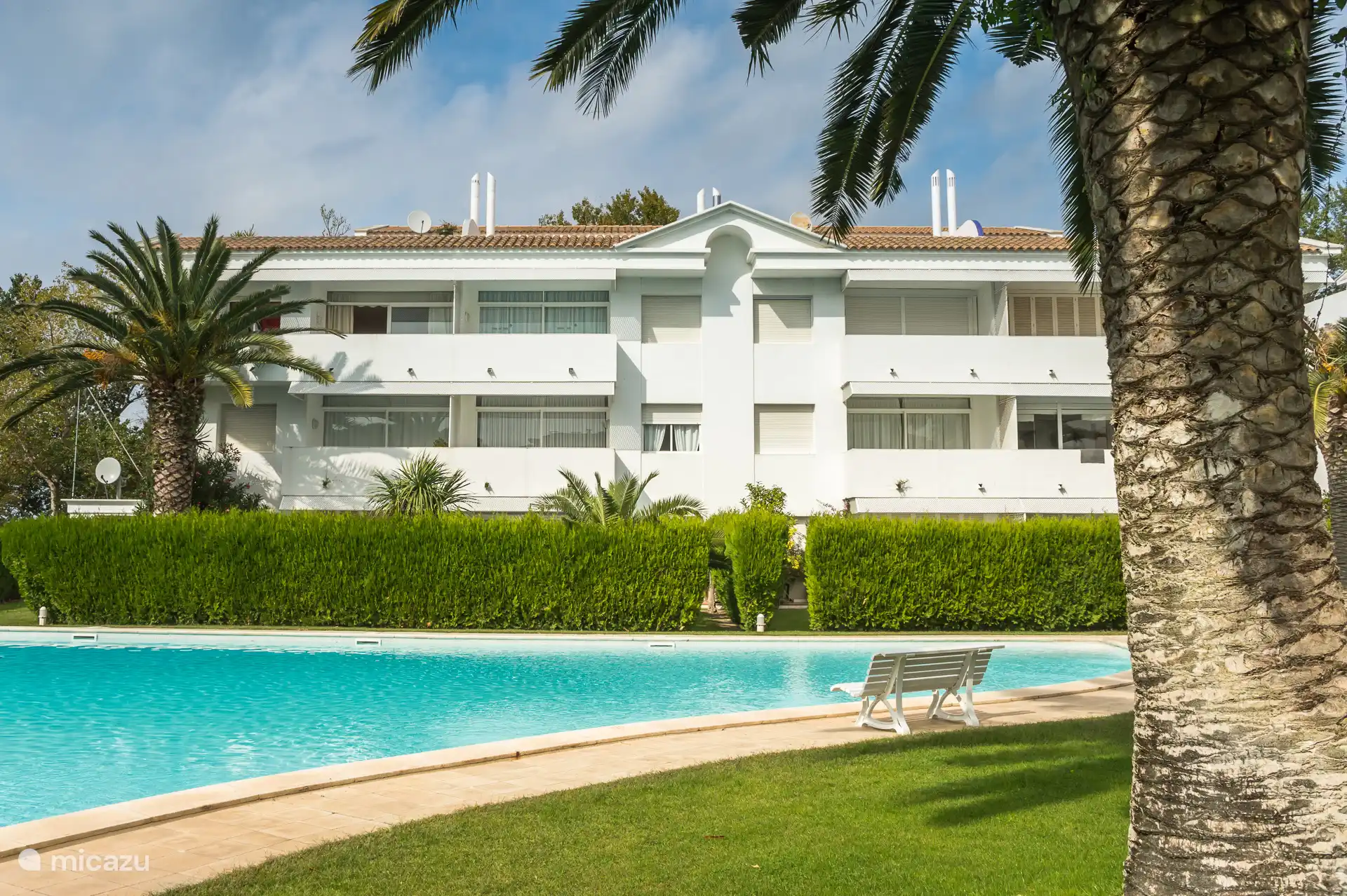 Communal garden & pool