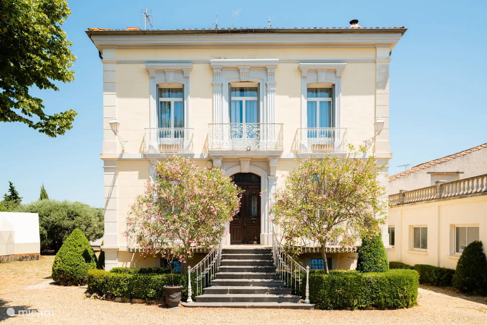 Voorkant van het huis