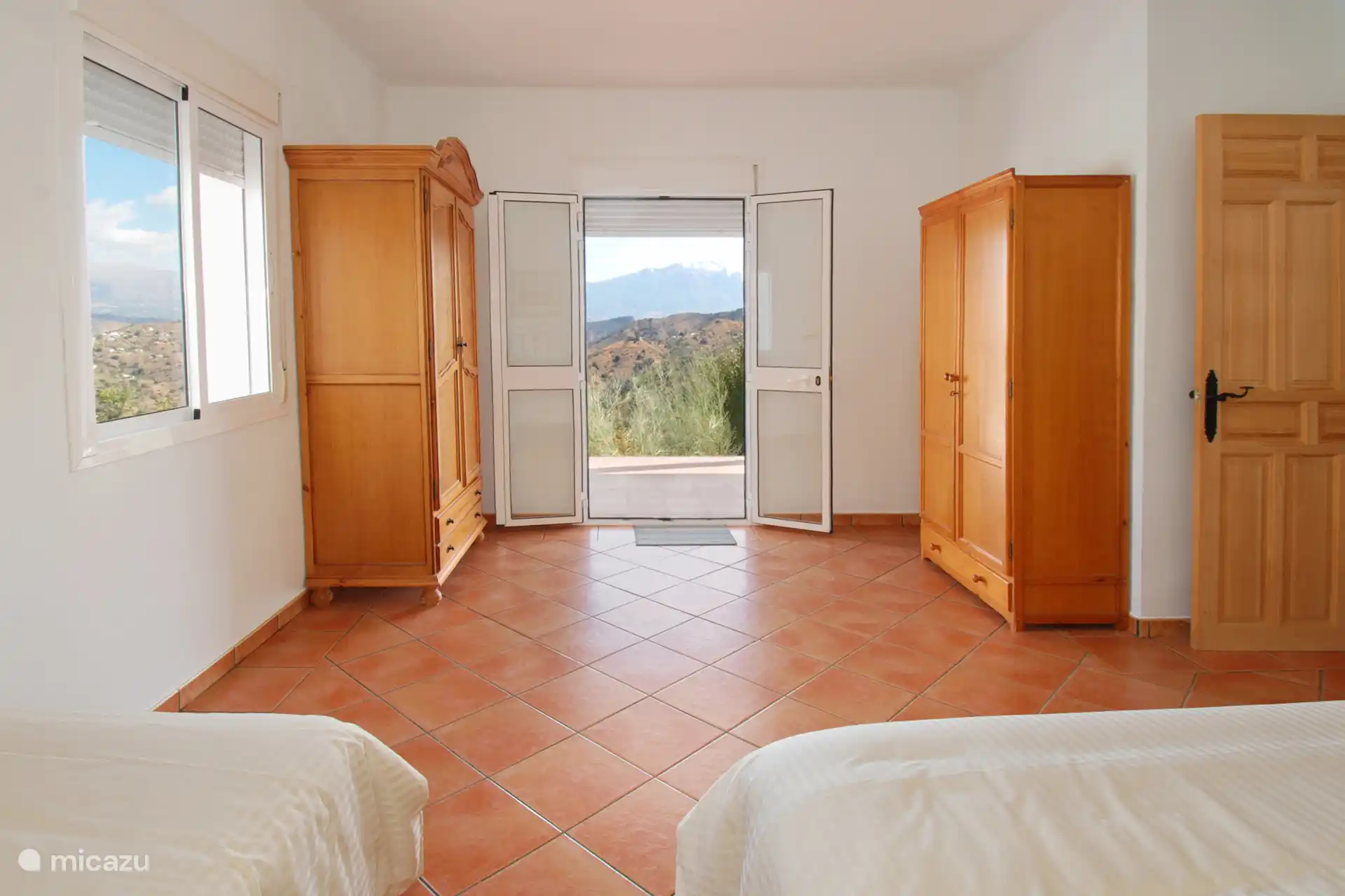 Een kamer met uitzicht.