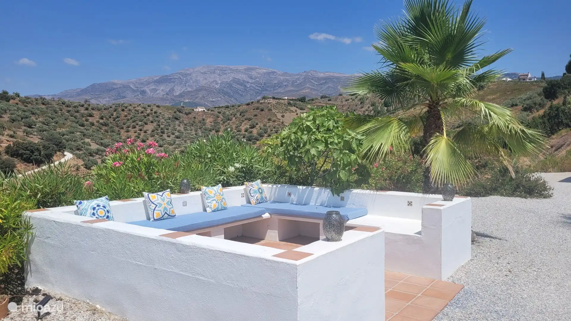 Ibiza-style lounge area