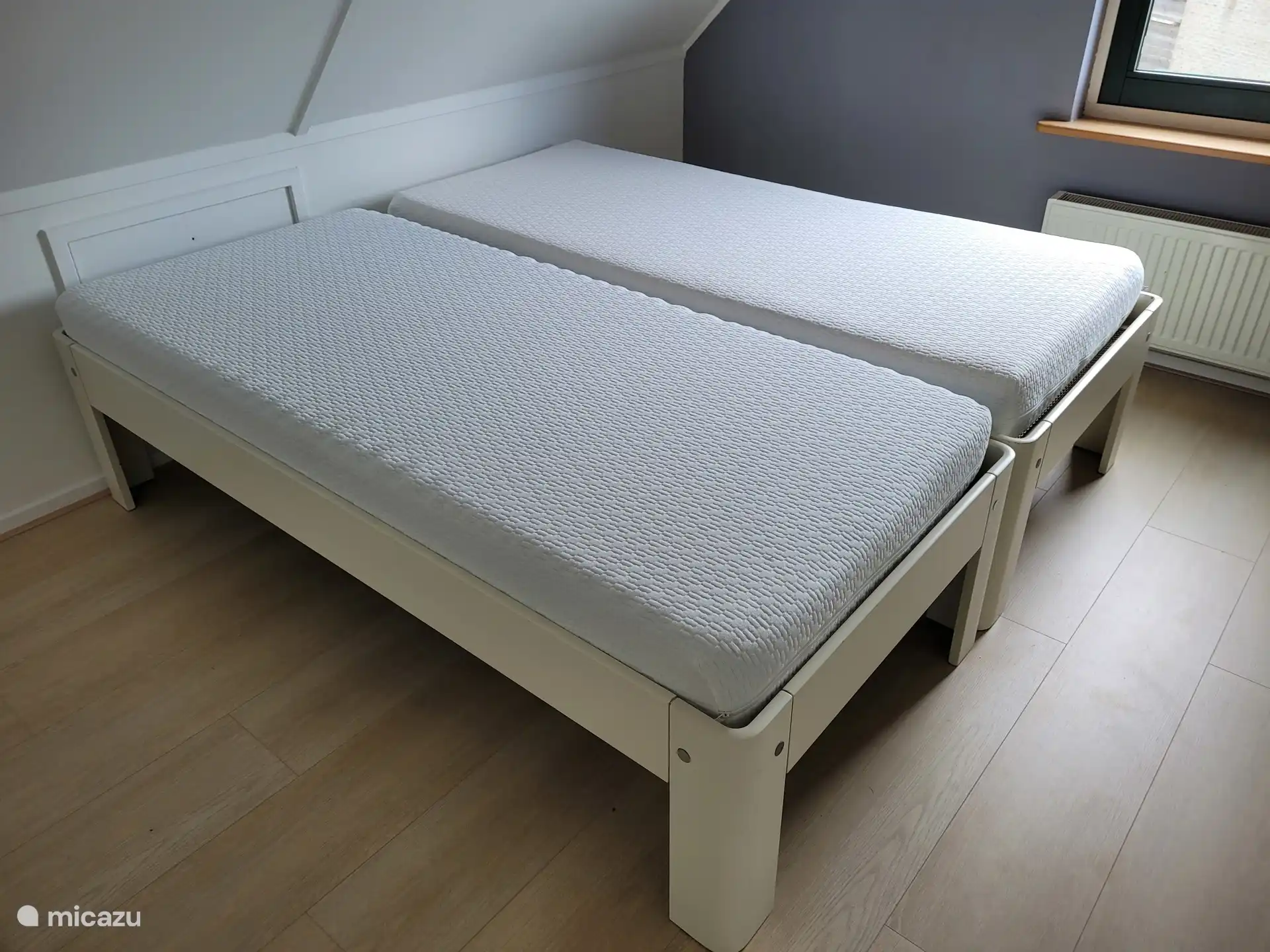 Bedroom 3 with raised bed legs for easy entry and exit