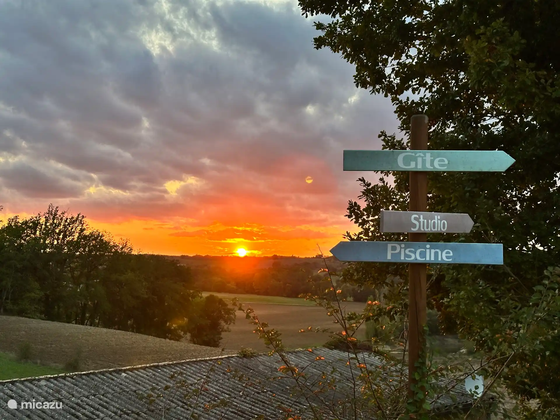 Uitzicht parking - verdeling