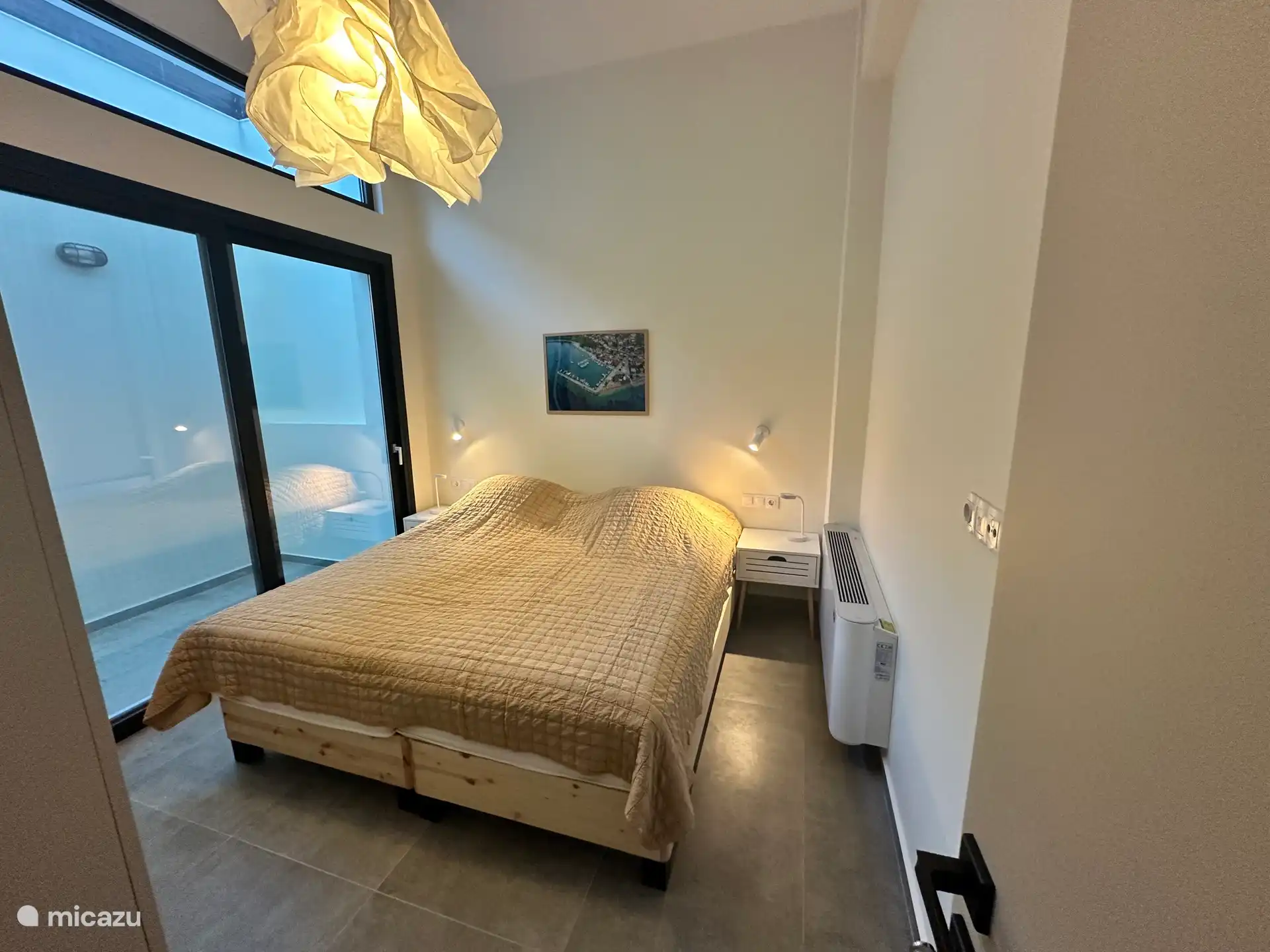 Bedroom 4 in the basement, available for 8 guests