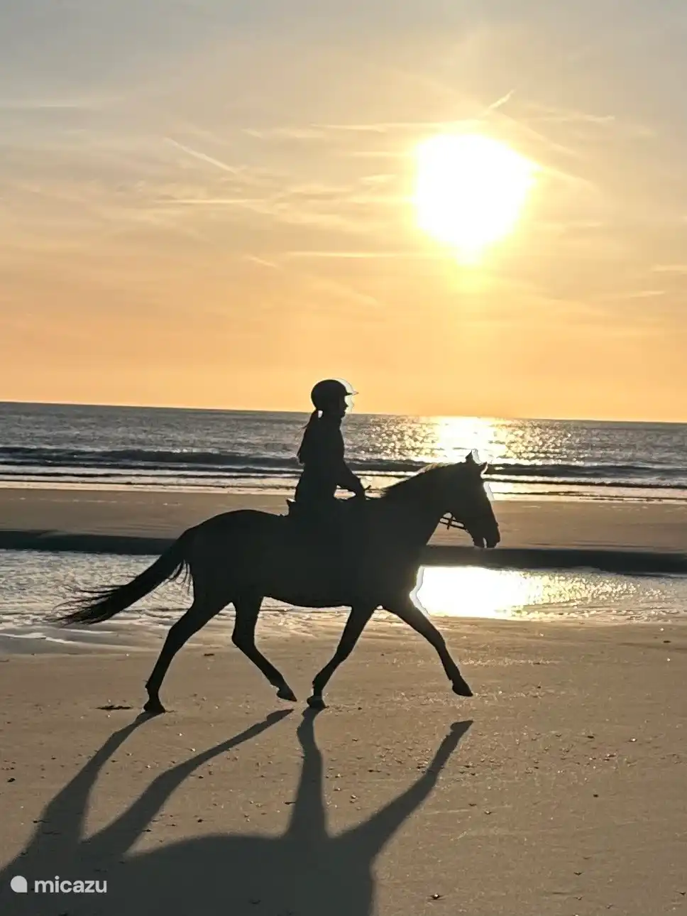 Amazon en la playa, qué bien ver.