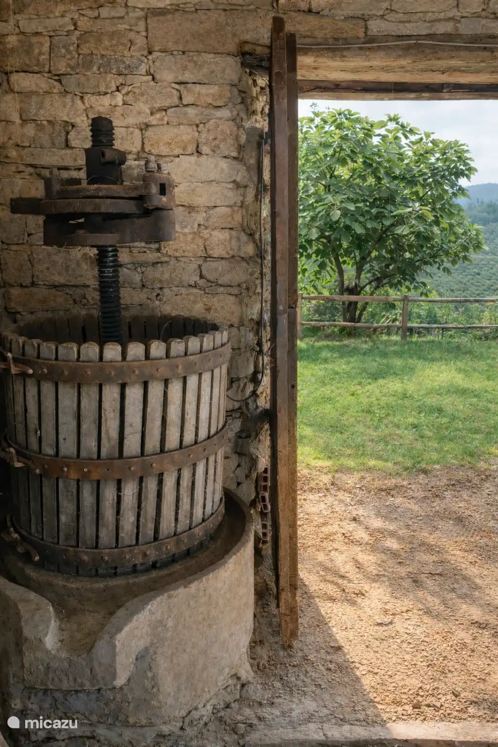 Blick auf die Terrasse