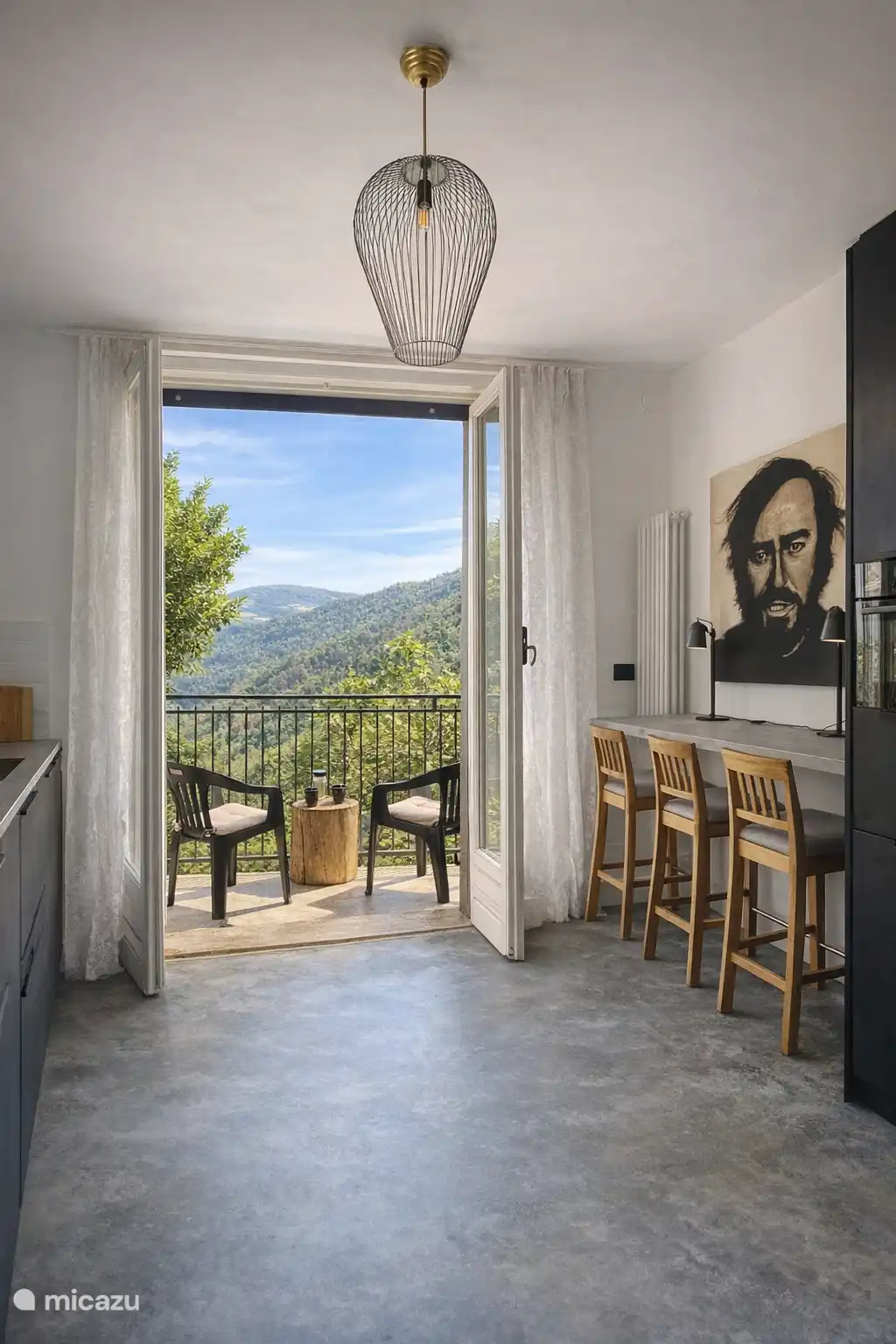 Blick aus der Küche