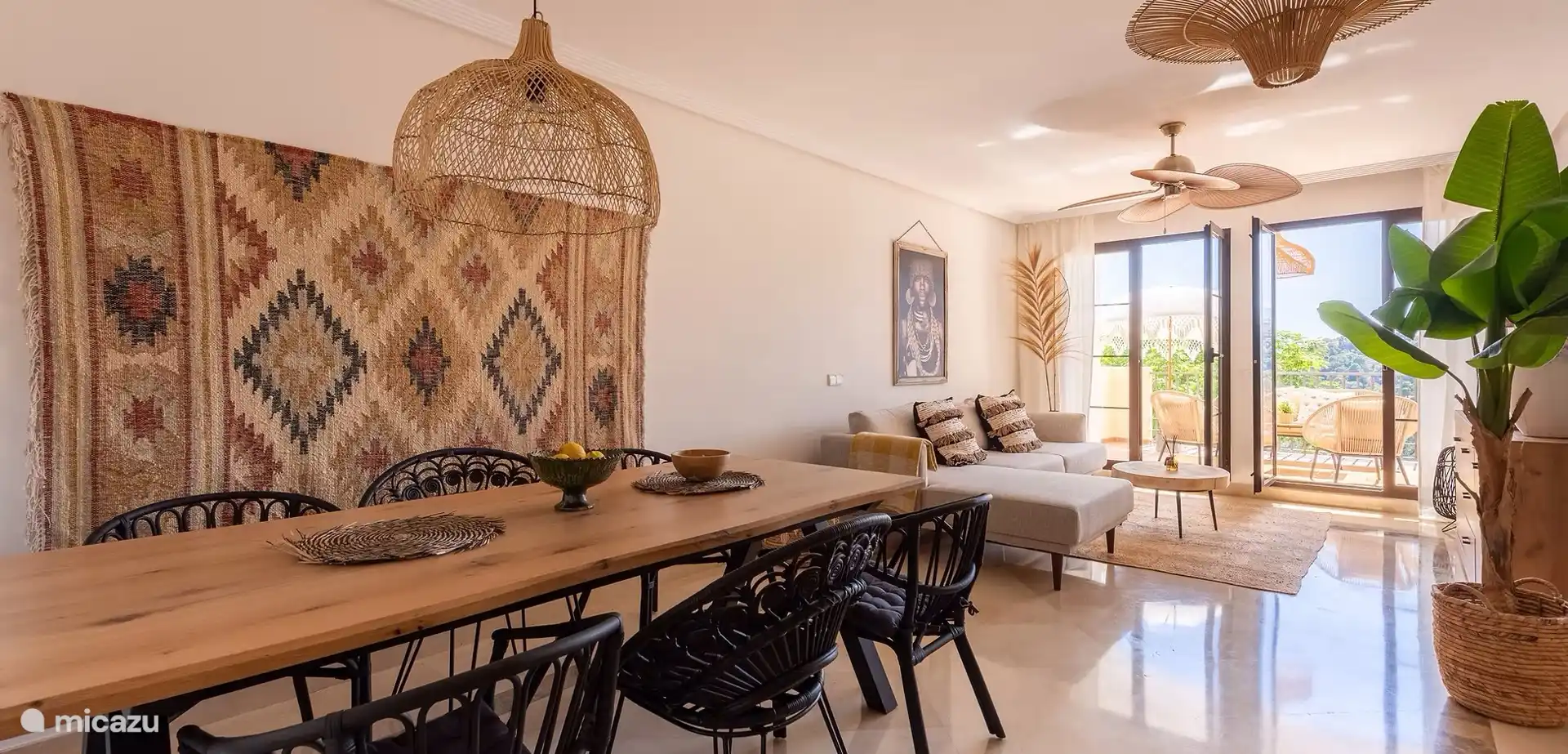 Eettafel in de Living