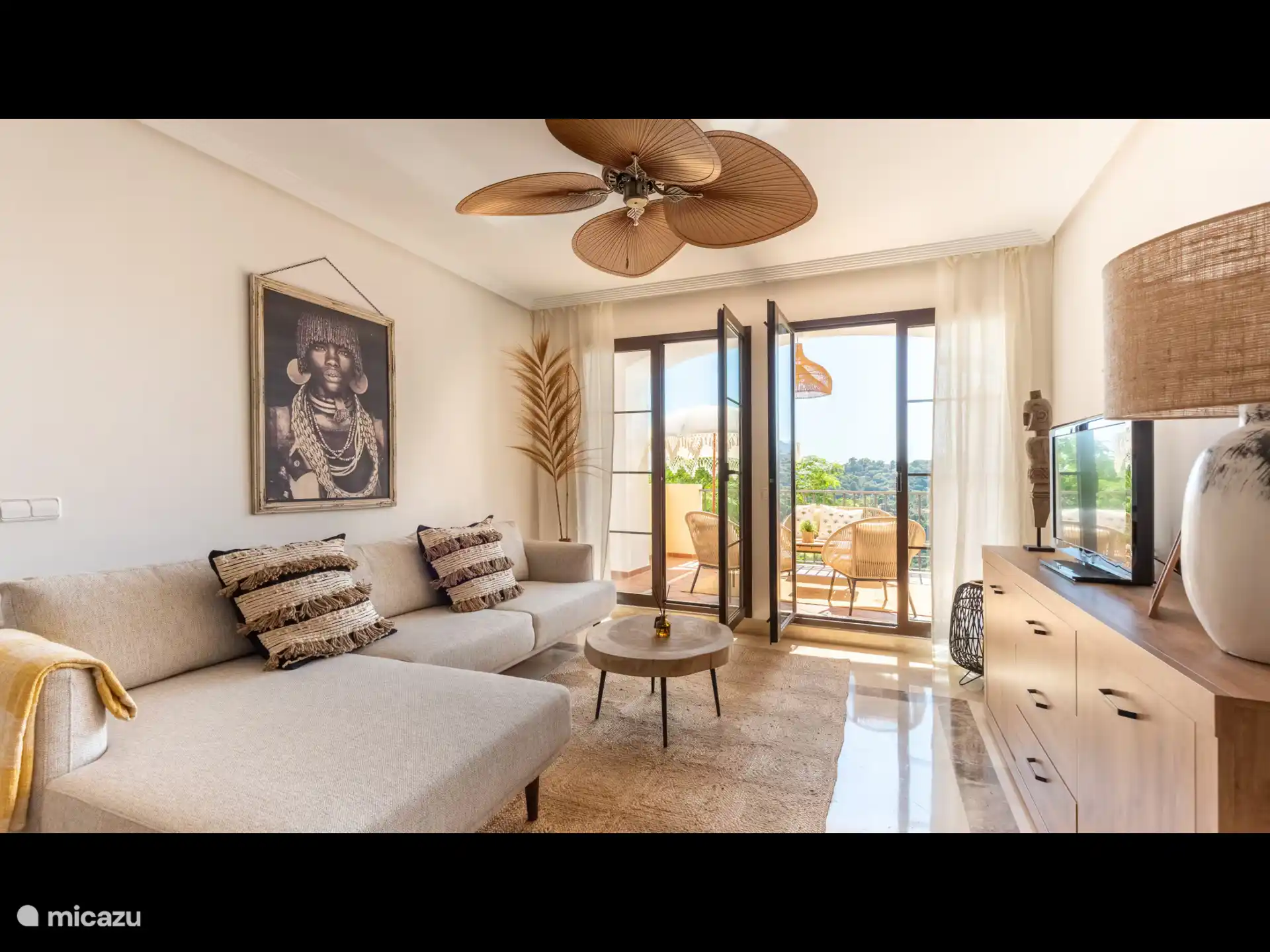 Sfeervolle Living direct grenzend aan uw terras