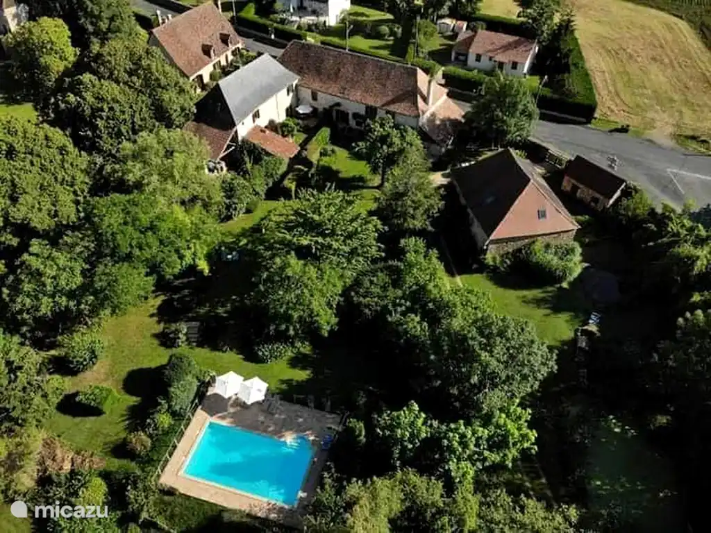 Aerial view of Domaine Voilà