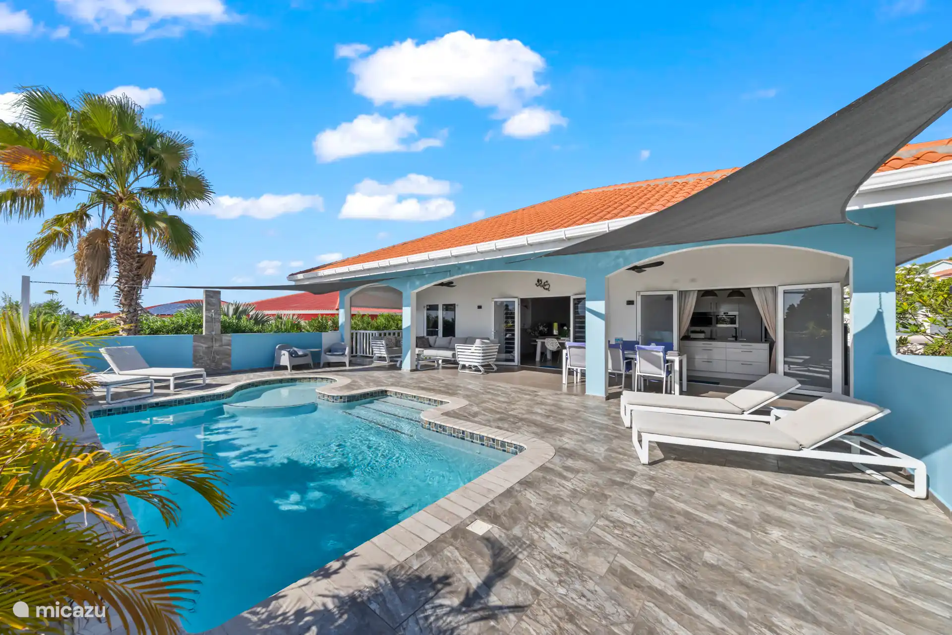 Villa Ayana Blau in Curaçao, Banda Abou (West), Fontein - villa