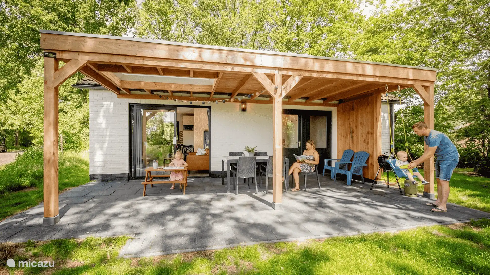 bungalow huren in Oldenzaal, Overijssel, Nederland -  Bungalow Diamantsnip Spotty Deluxe