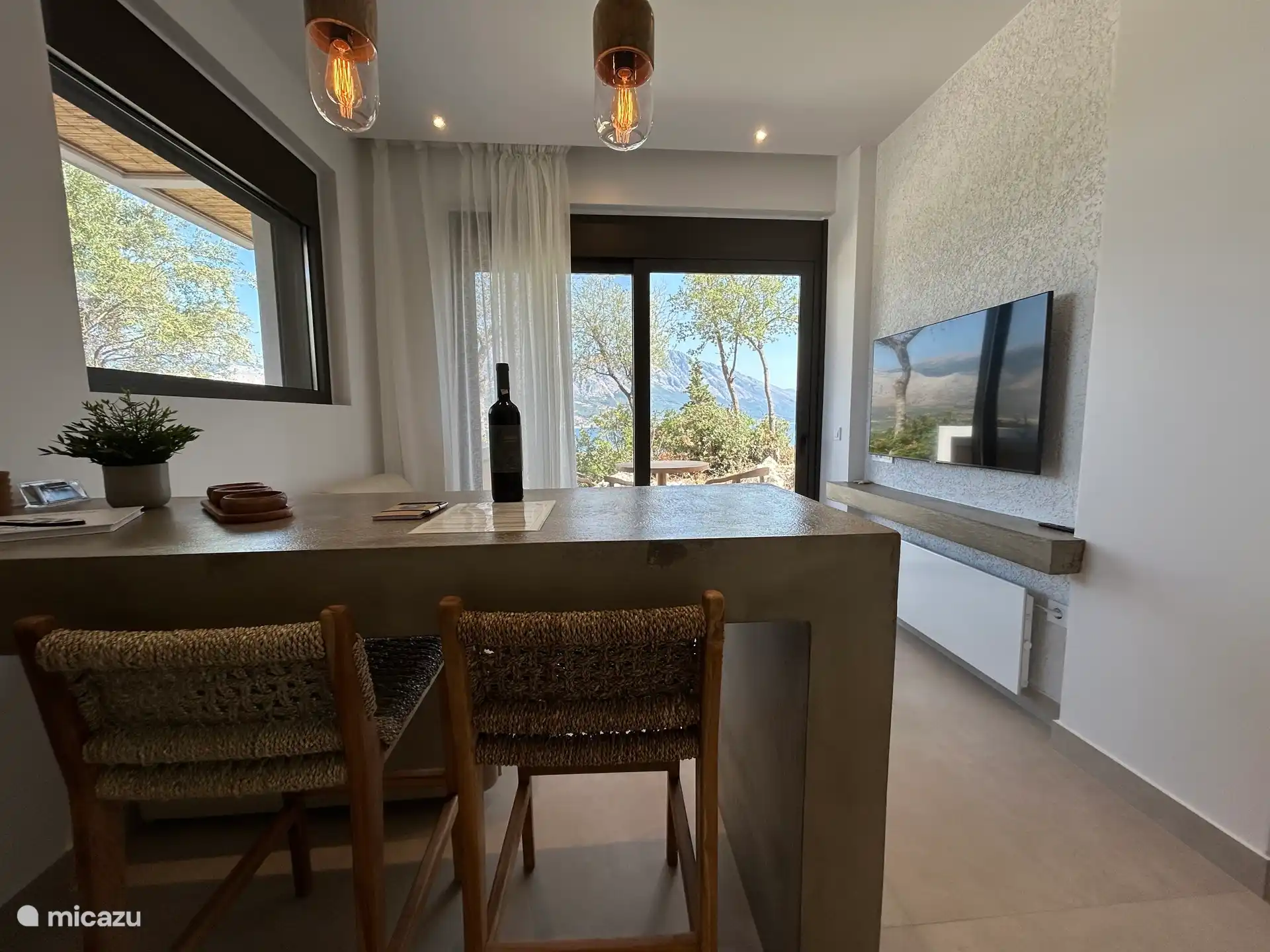 Frühstücksbar mit Aussicht