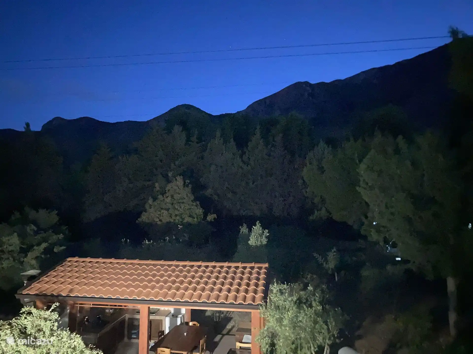 Vista desde la terraza.