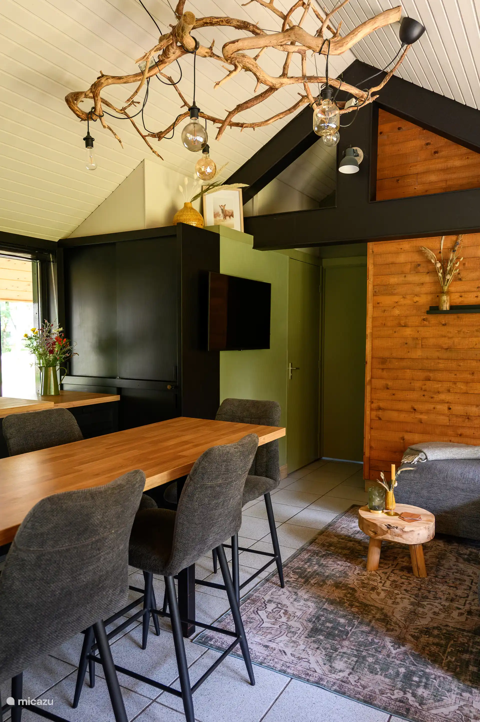 Cozy living room where comfort and cosiness come together.