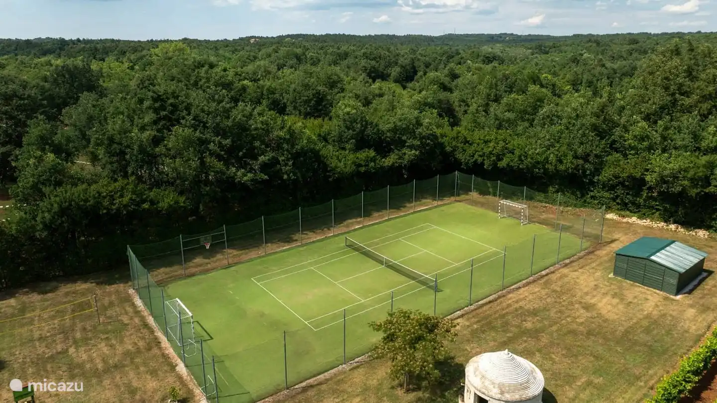 gezamenlijke tennisbaan