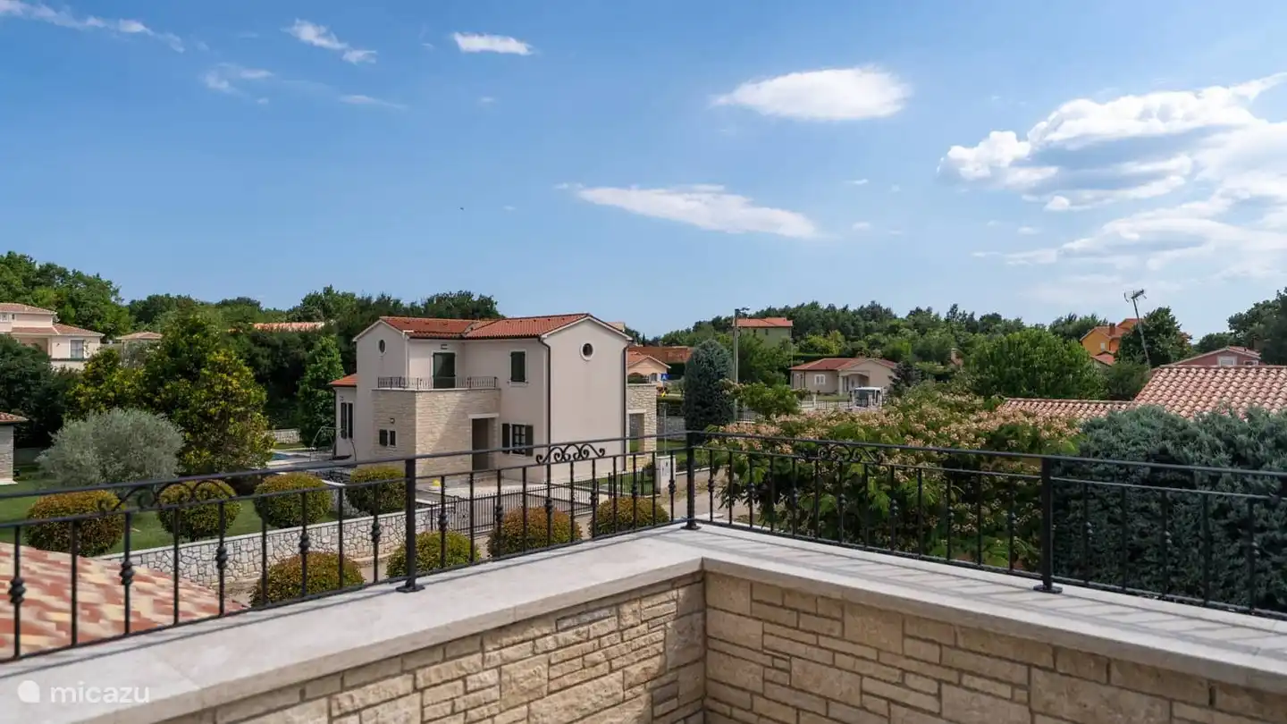 uitzicht vanaf balkon