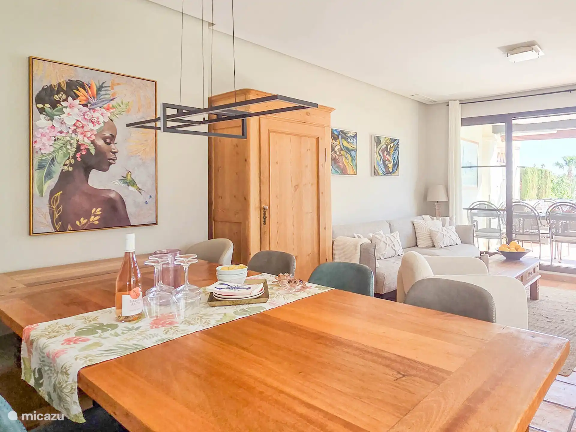 Casa Alegria - De woonkamer