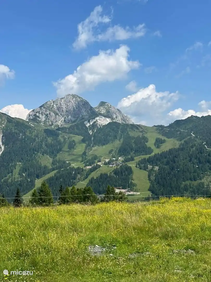 Die Berge bei Nassfeld im Sommer