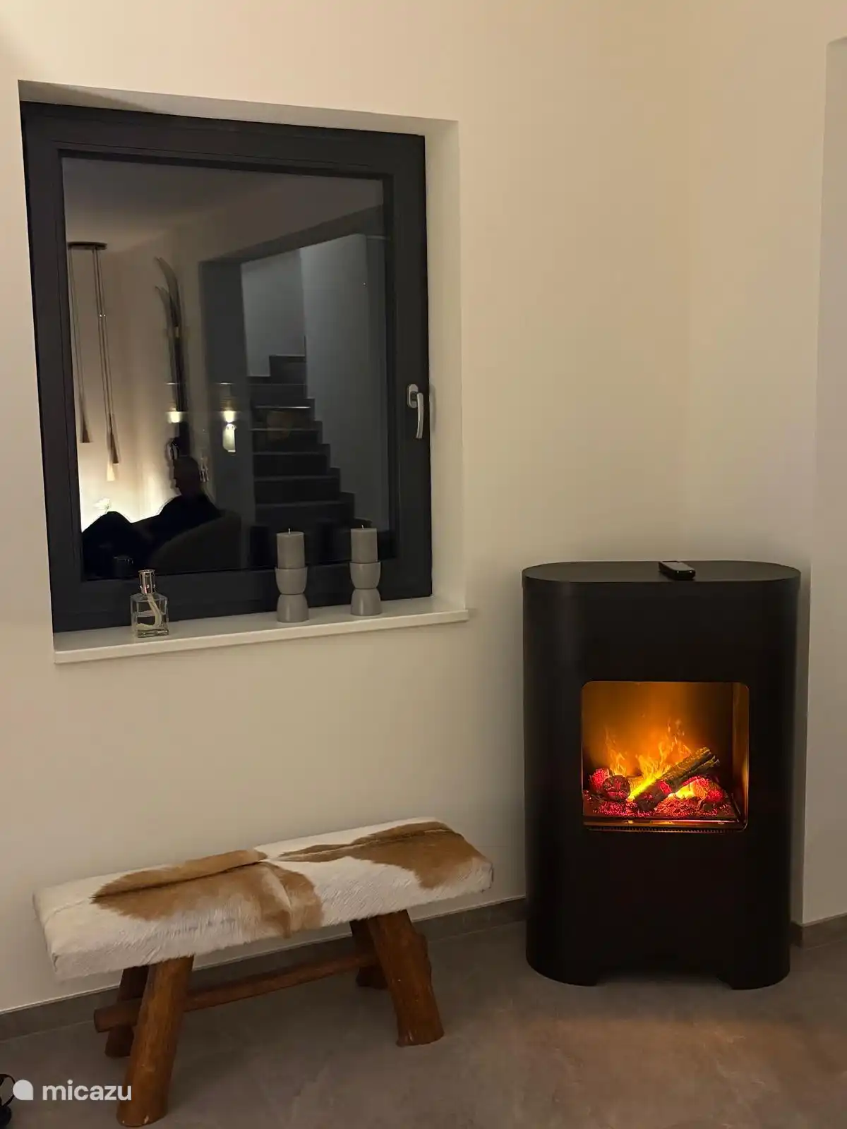 Der schöne elektrische Kamin