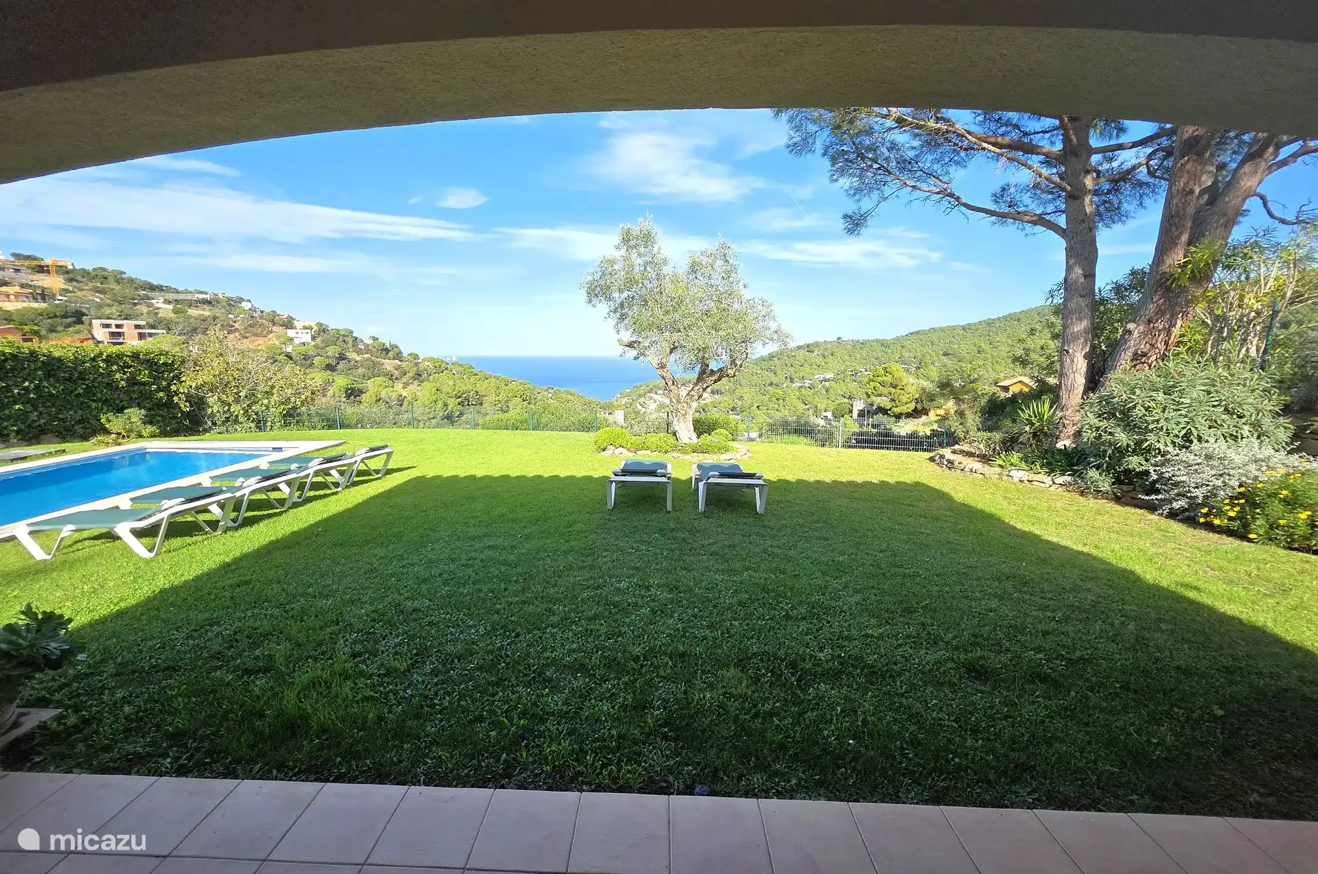 Vistas del mar Mediterráneo