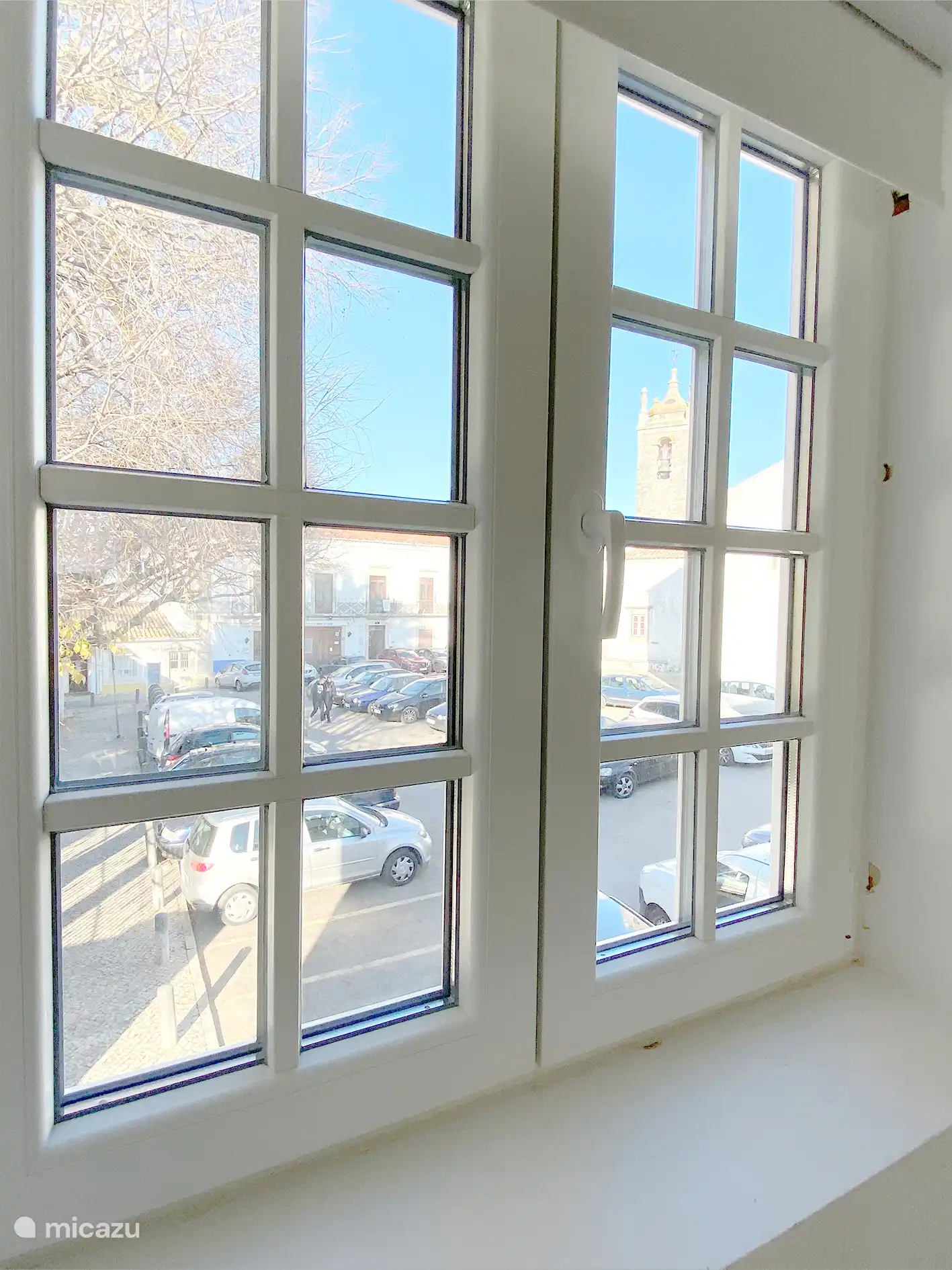 Blick auf den Kirchplatz