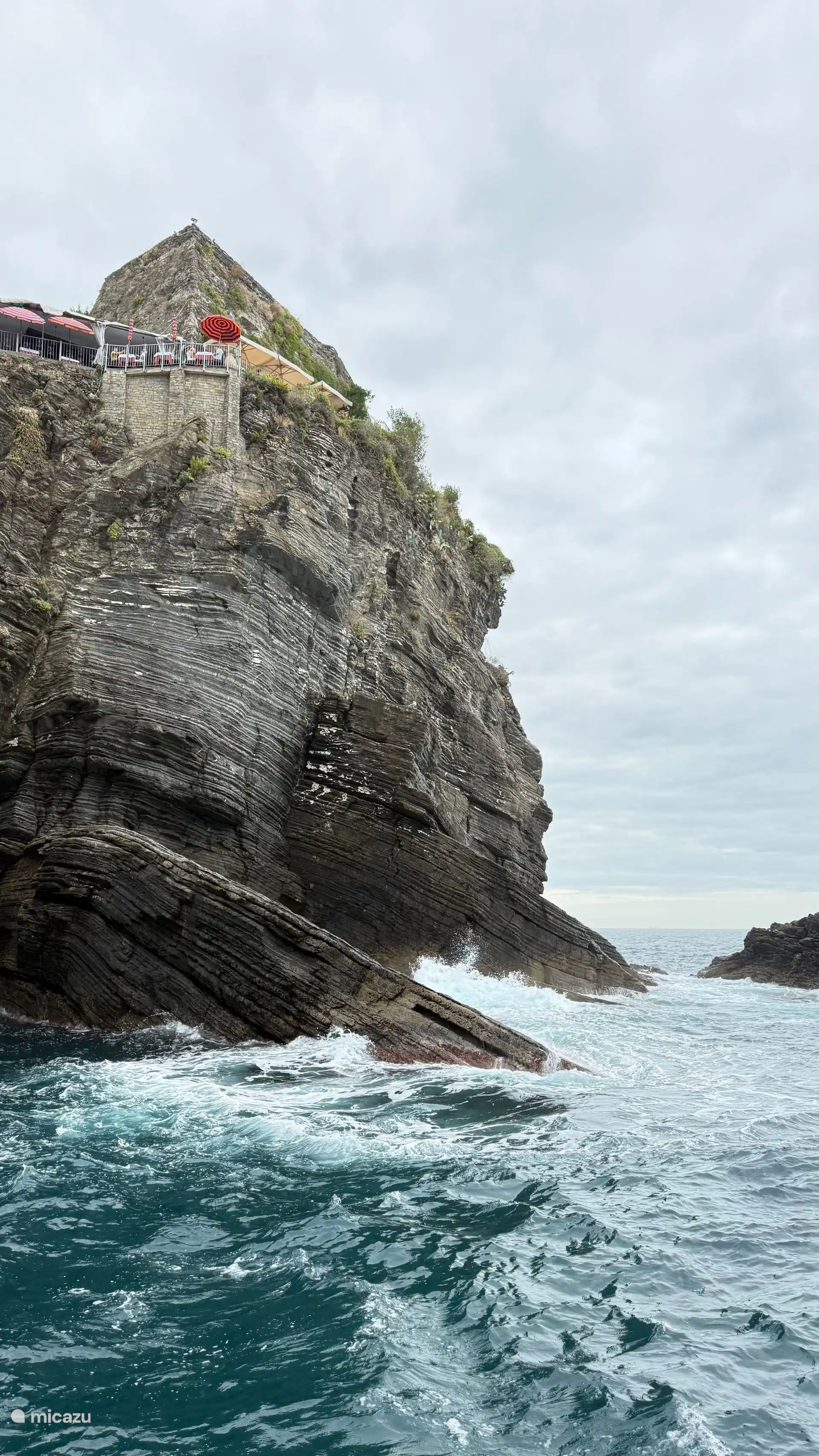 Vernazza de zee