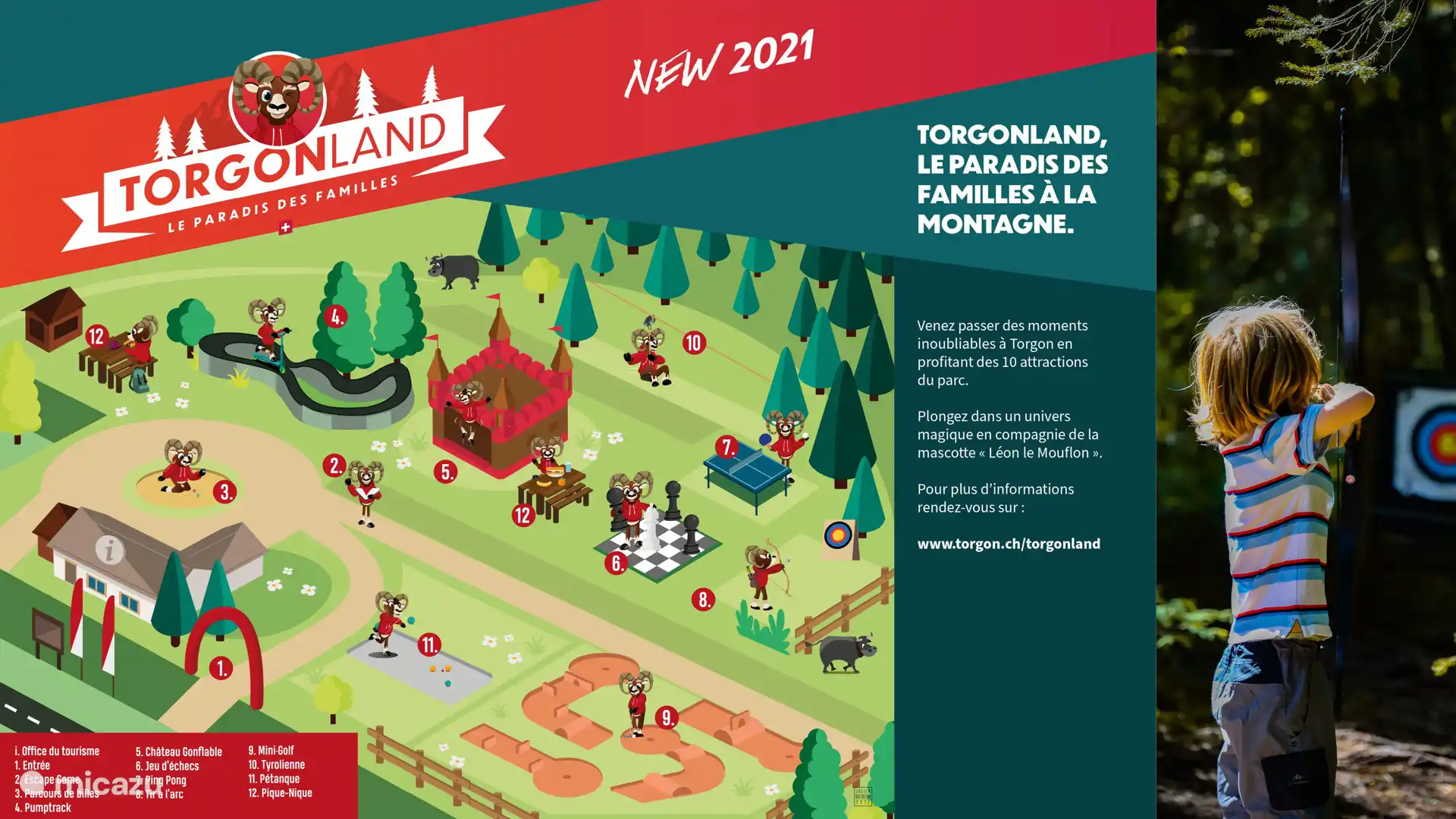 Sommerunterhaltungsprogramm in Torgon – Familienaktivitäten Portes du Soleil