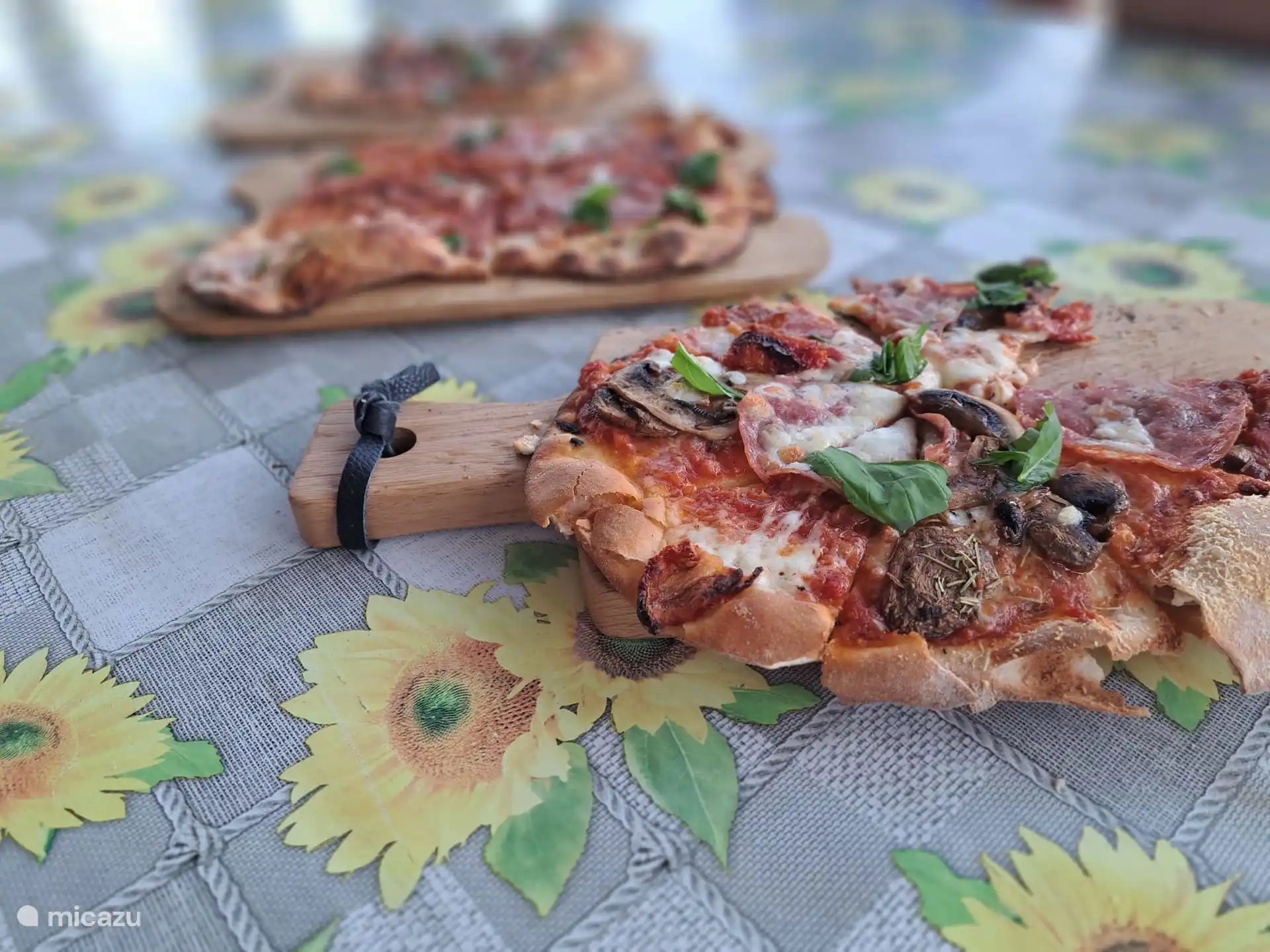 Pizza aus dem eigenen Ofen