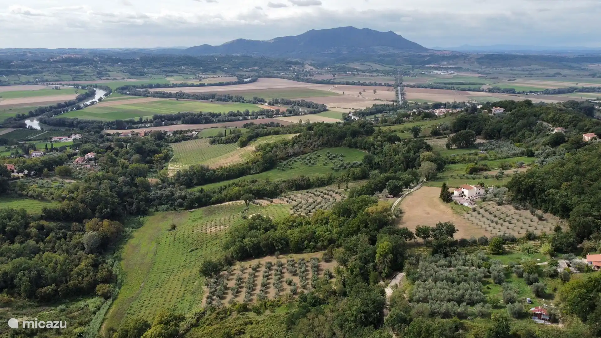 Uitzicht op berg Soratte