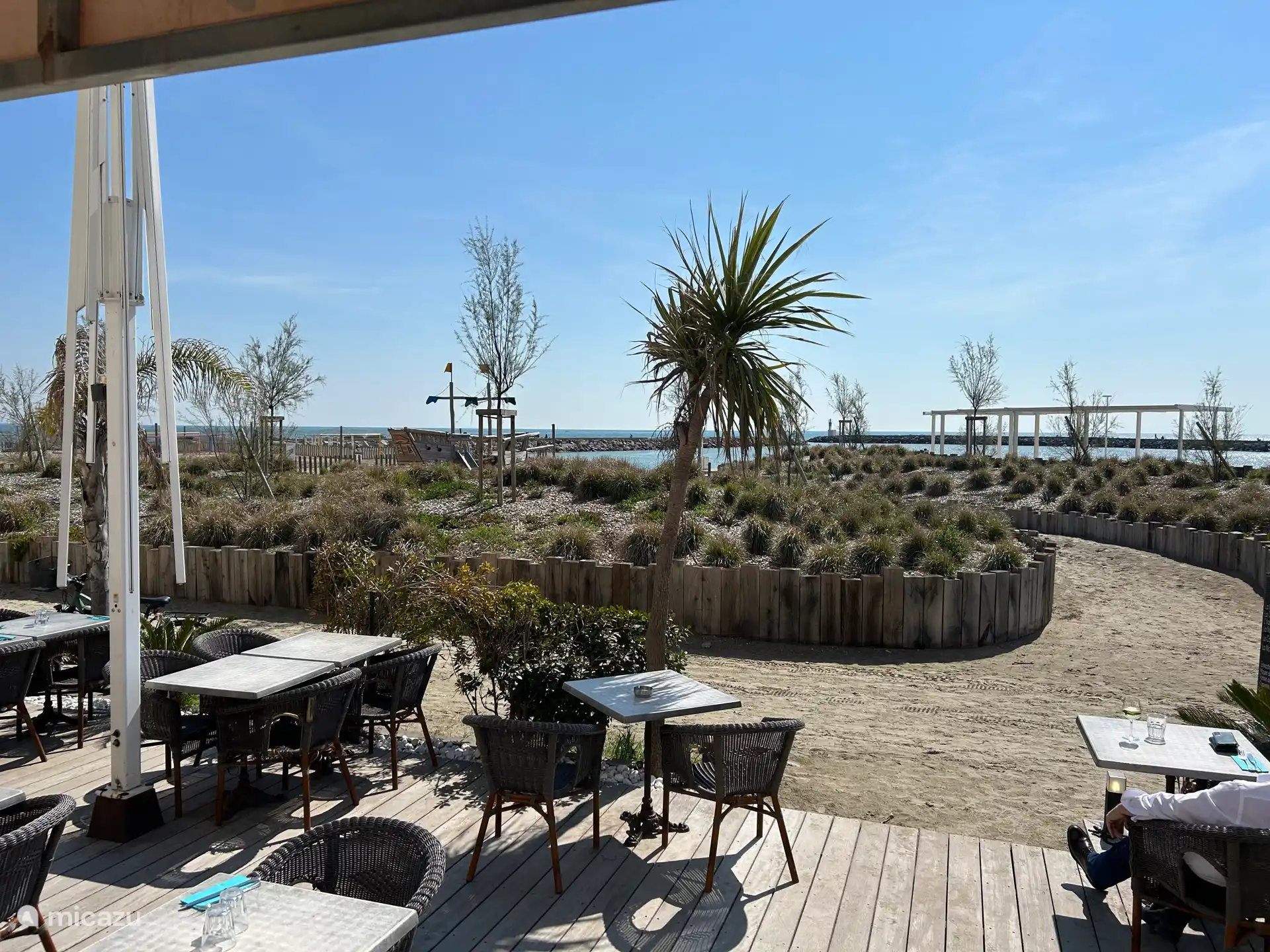 La vue depuis la brasserie des Arts, l’un de nos restaurants préférés 