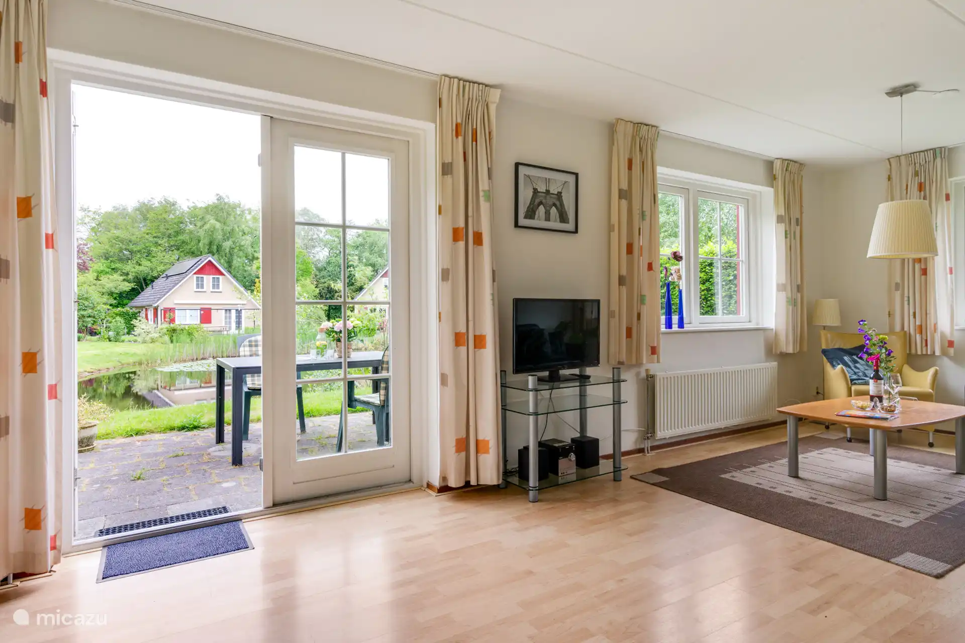 Woonkamer en terras