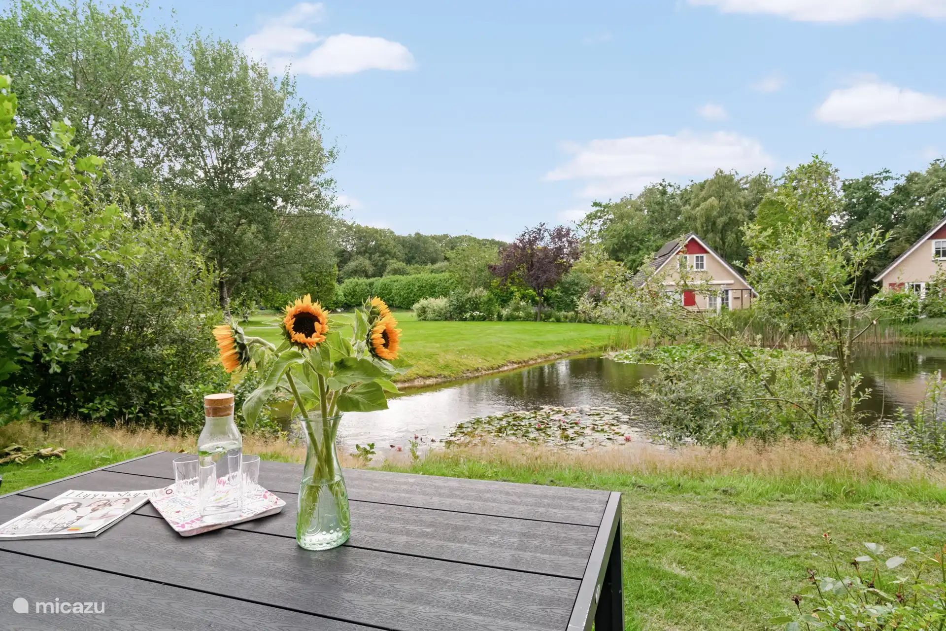 Uitzicht vanaf terras