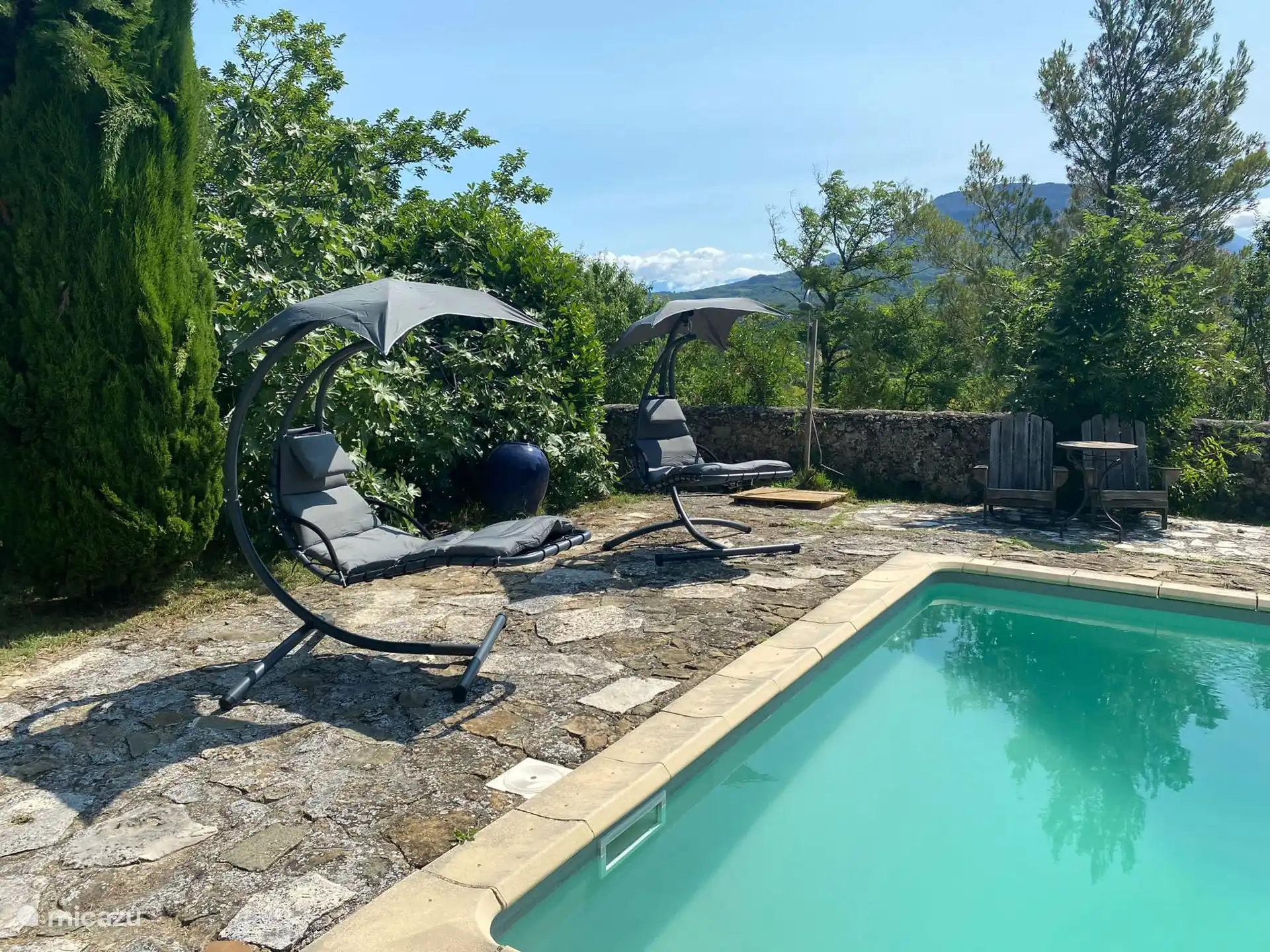 Gedeelte van het zwembad